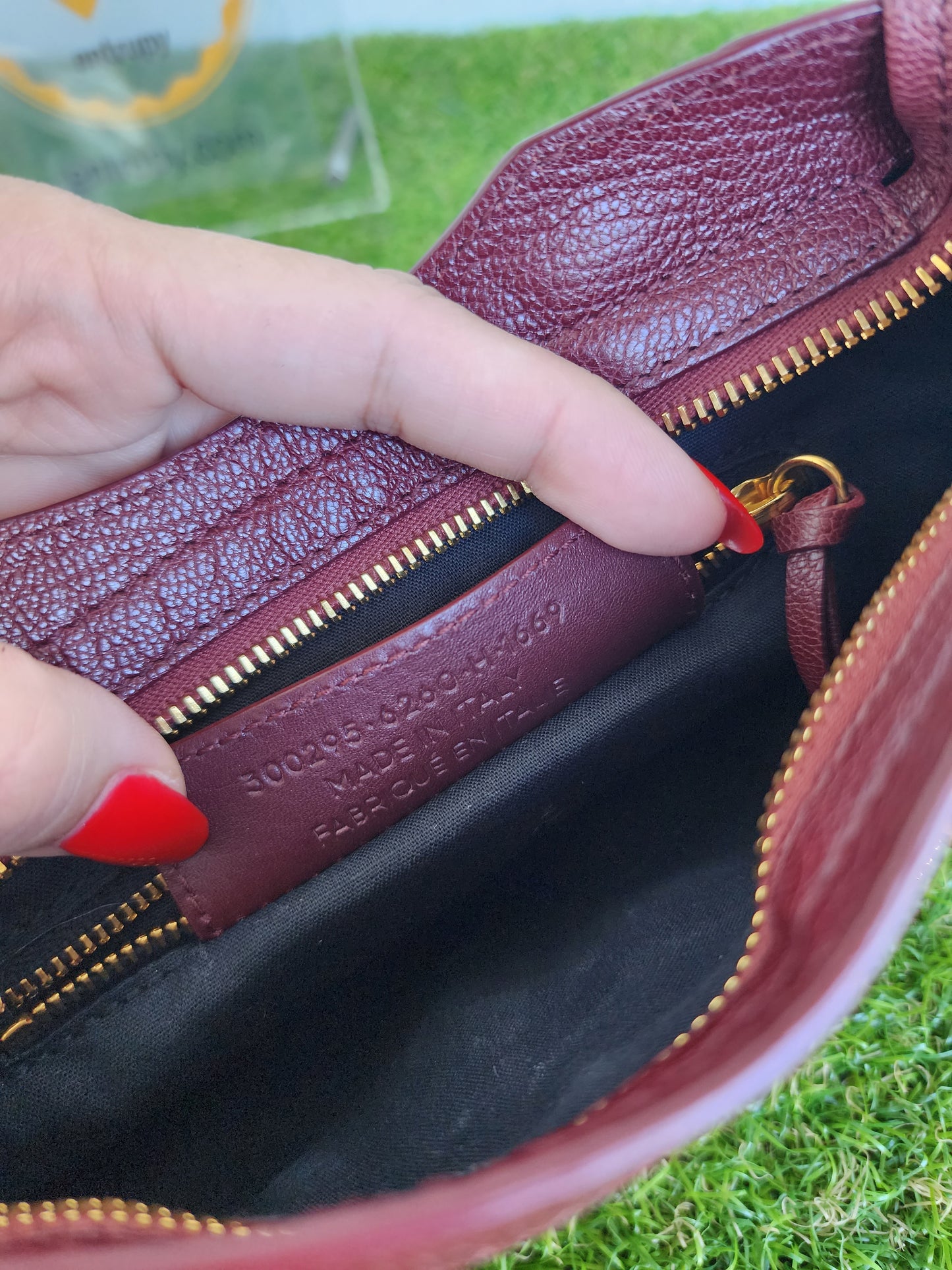 Balenciage metallic edge mini