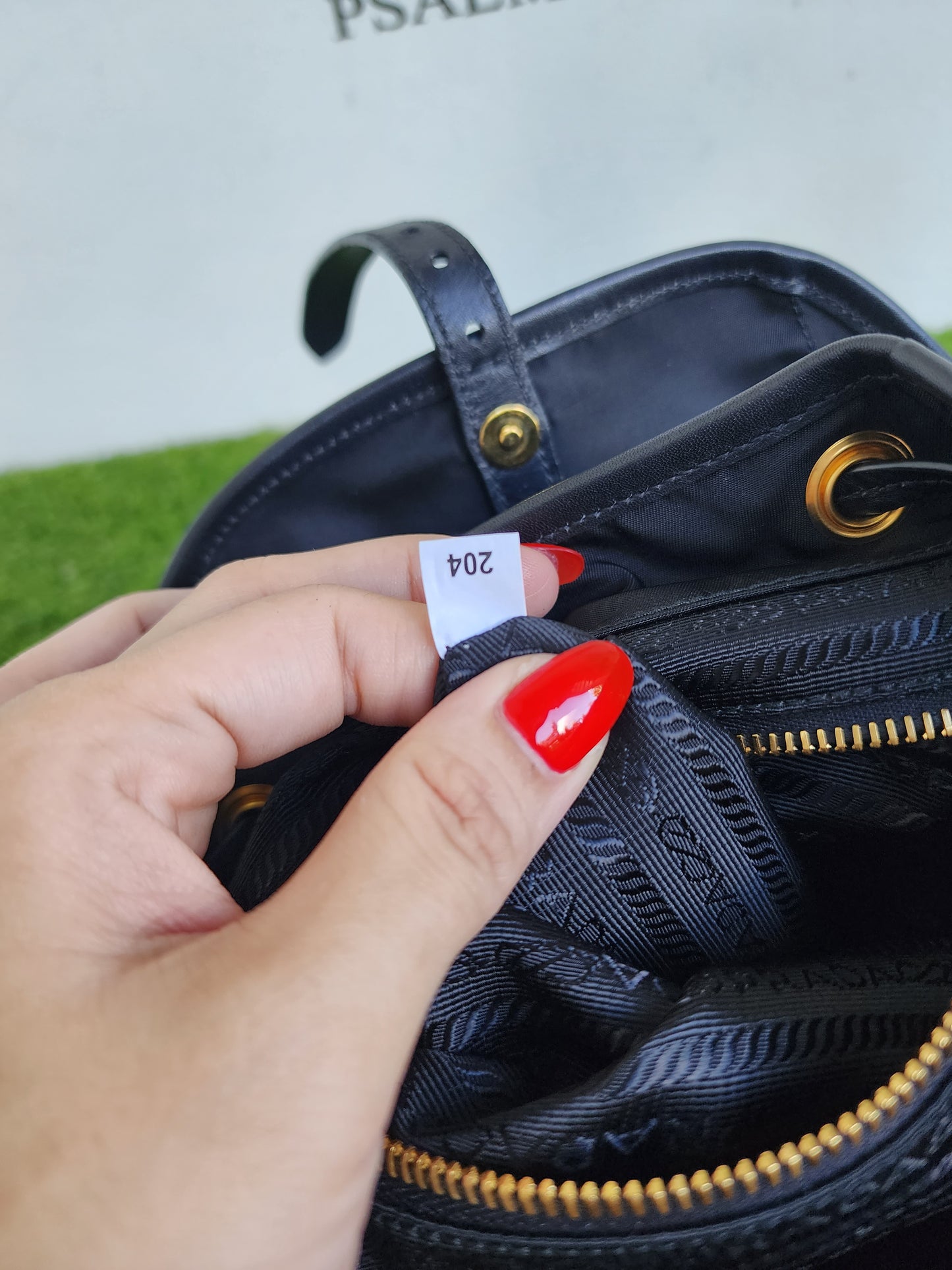 Prada Tessuto + Calf backpack
