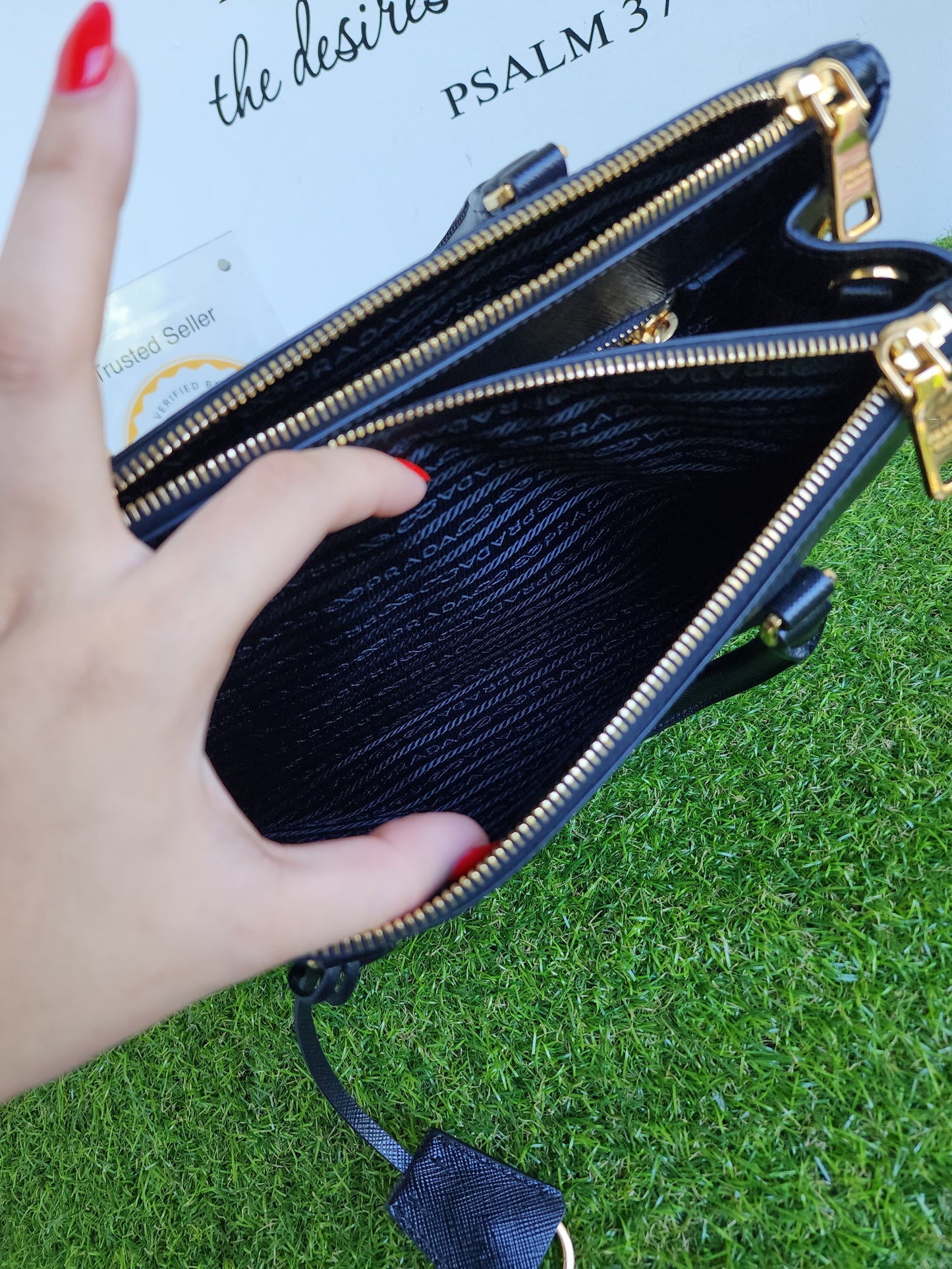 Prada BN1801 saffiano lux small