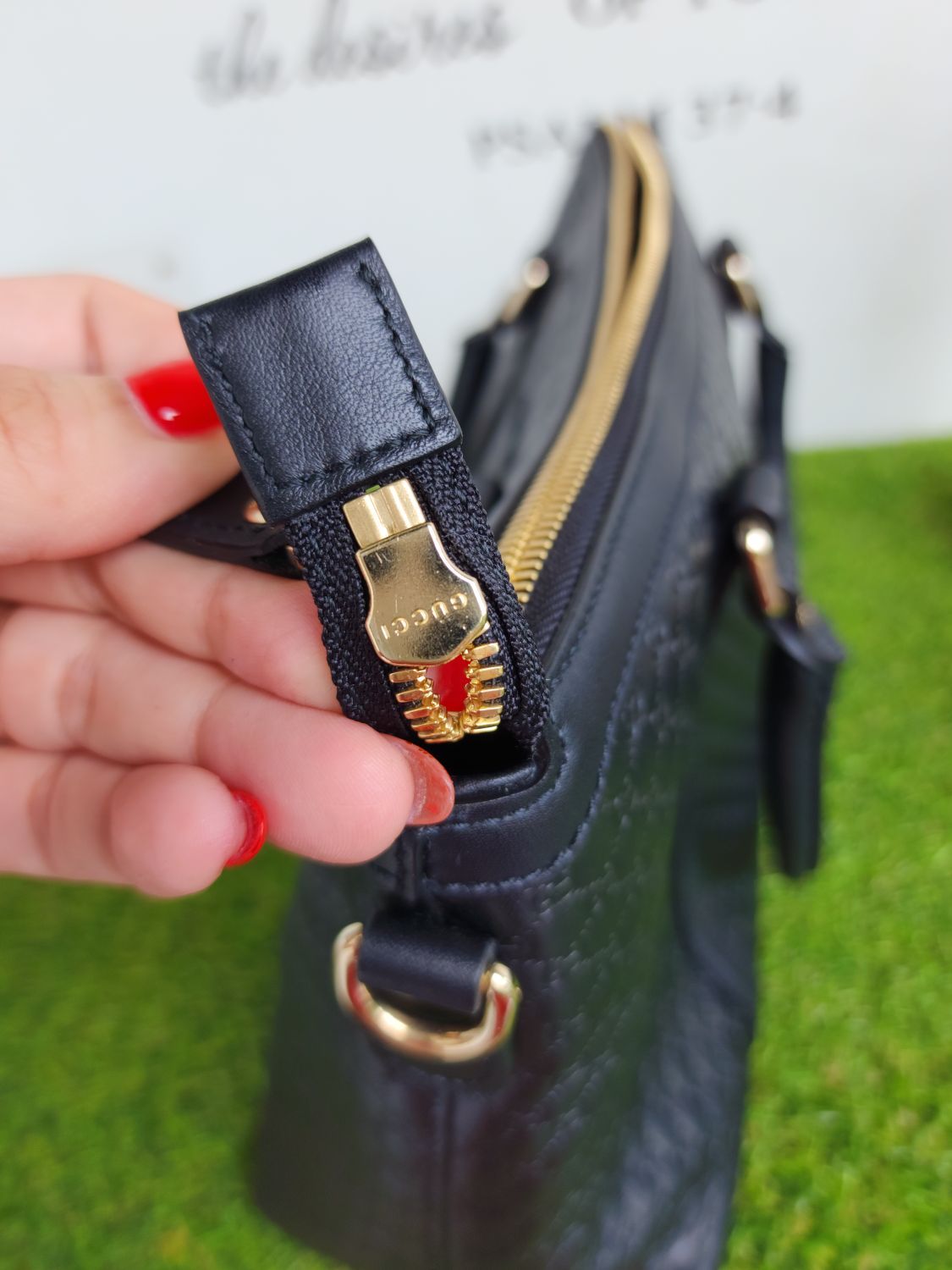 Guccisima 2 way leather bag