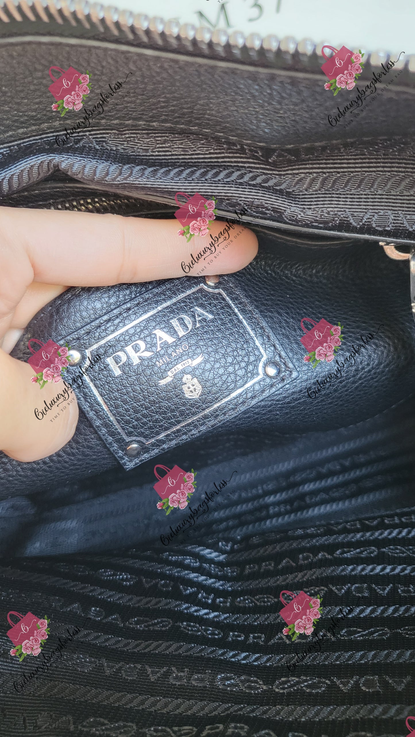 Prada Vitello Phenix Nero