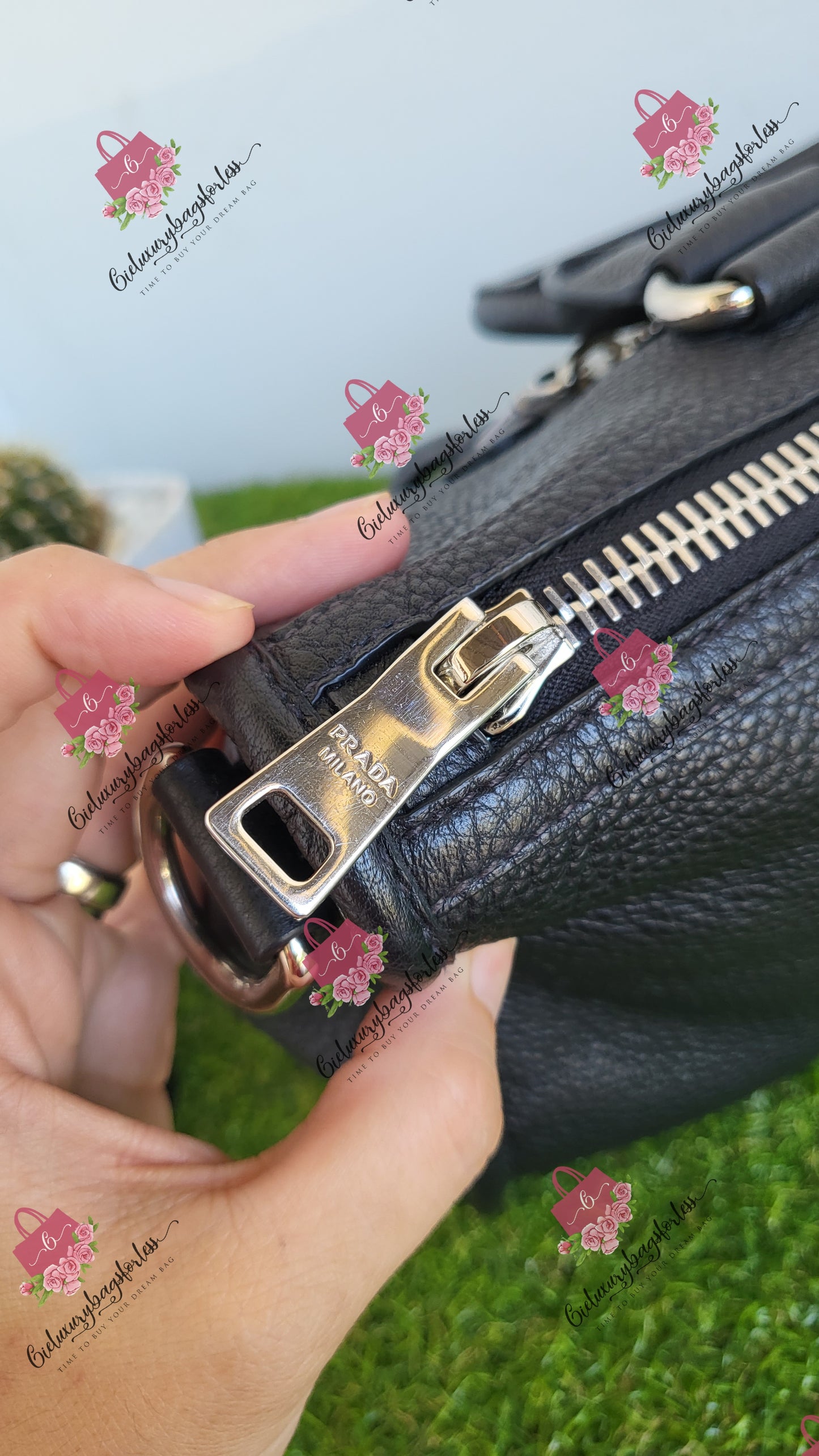 Prada Vitello Phenix Nero