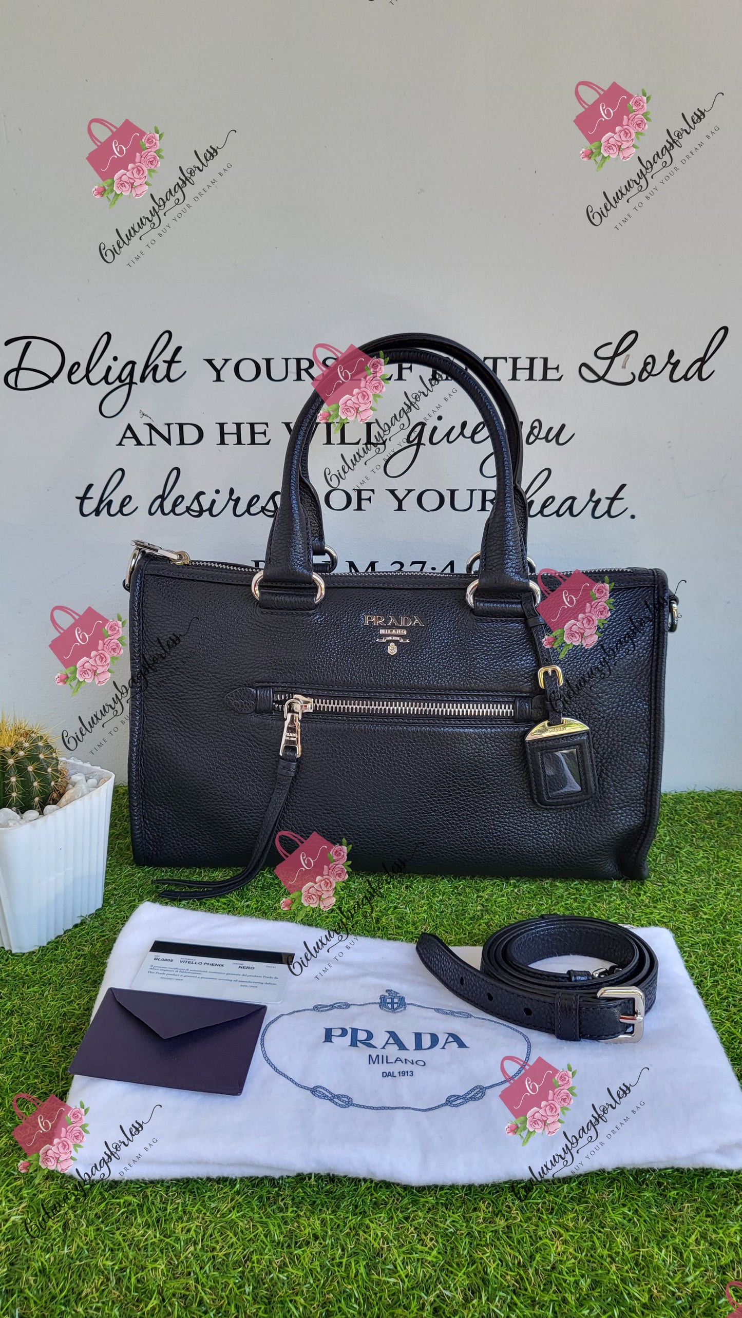 Prada Vitello Phenix Nero