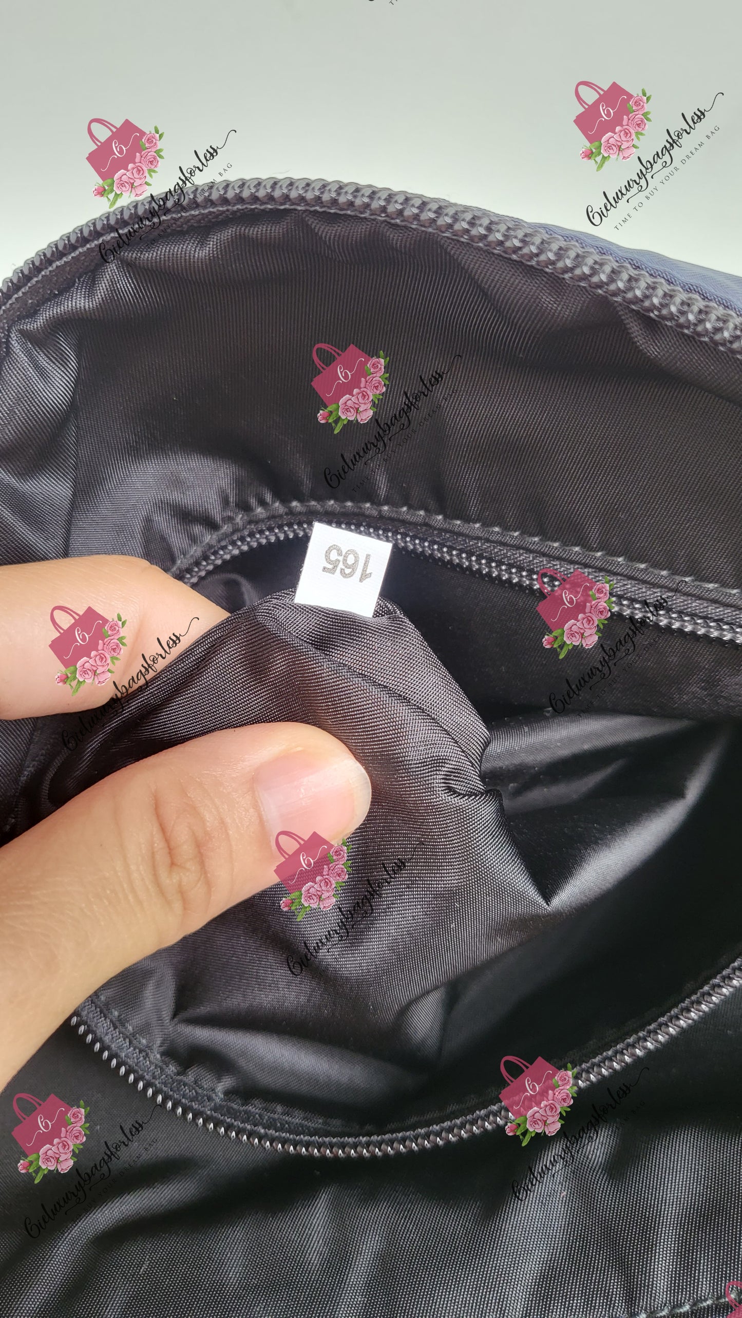 Prada bumbag tessuto bleu