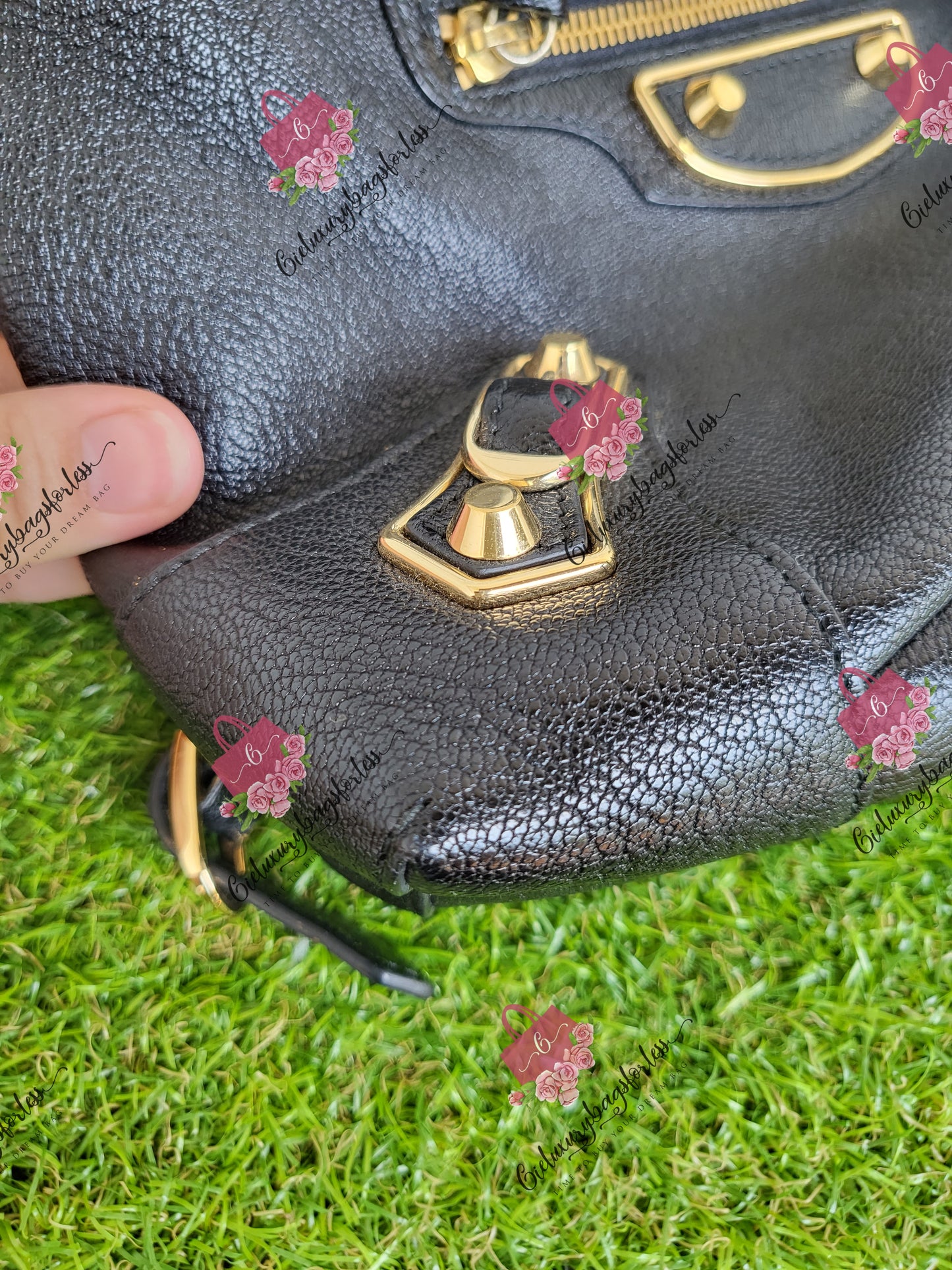 Balenciaga Backpack Metallic edge