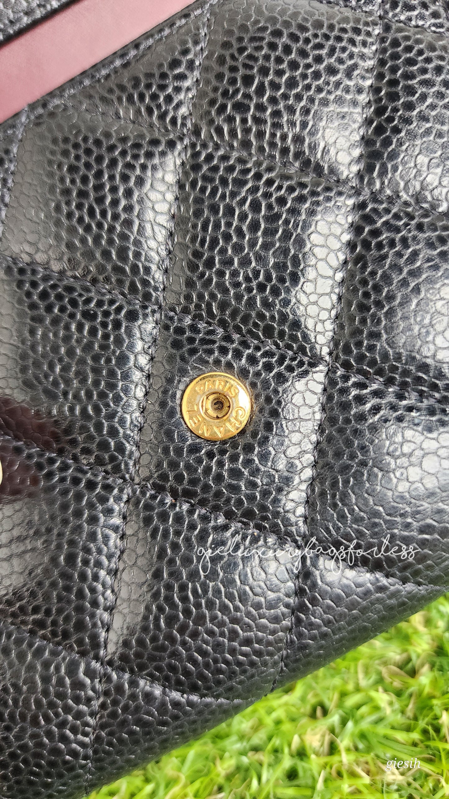 Chanel tri-fold classic wallet