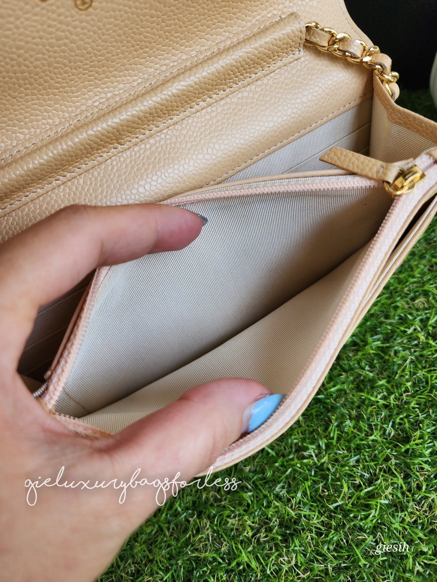 Chanel WOC Beige