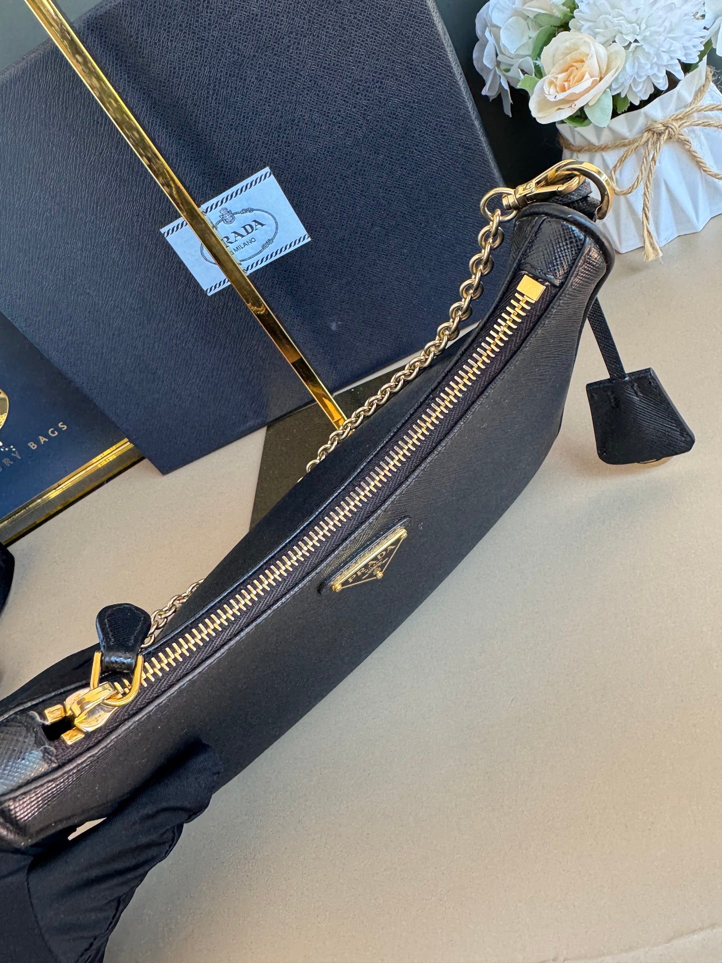 PRADA MULTI POCHETTE SAFFIANO