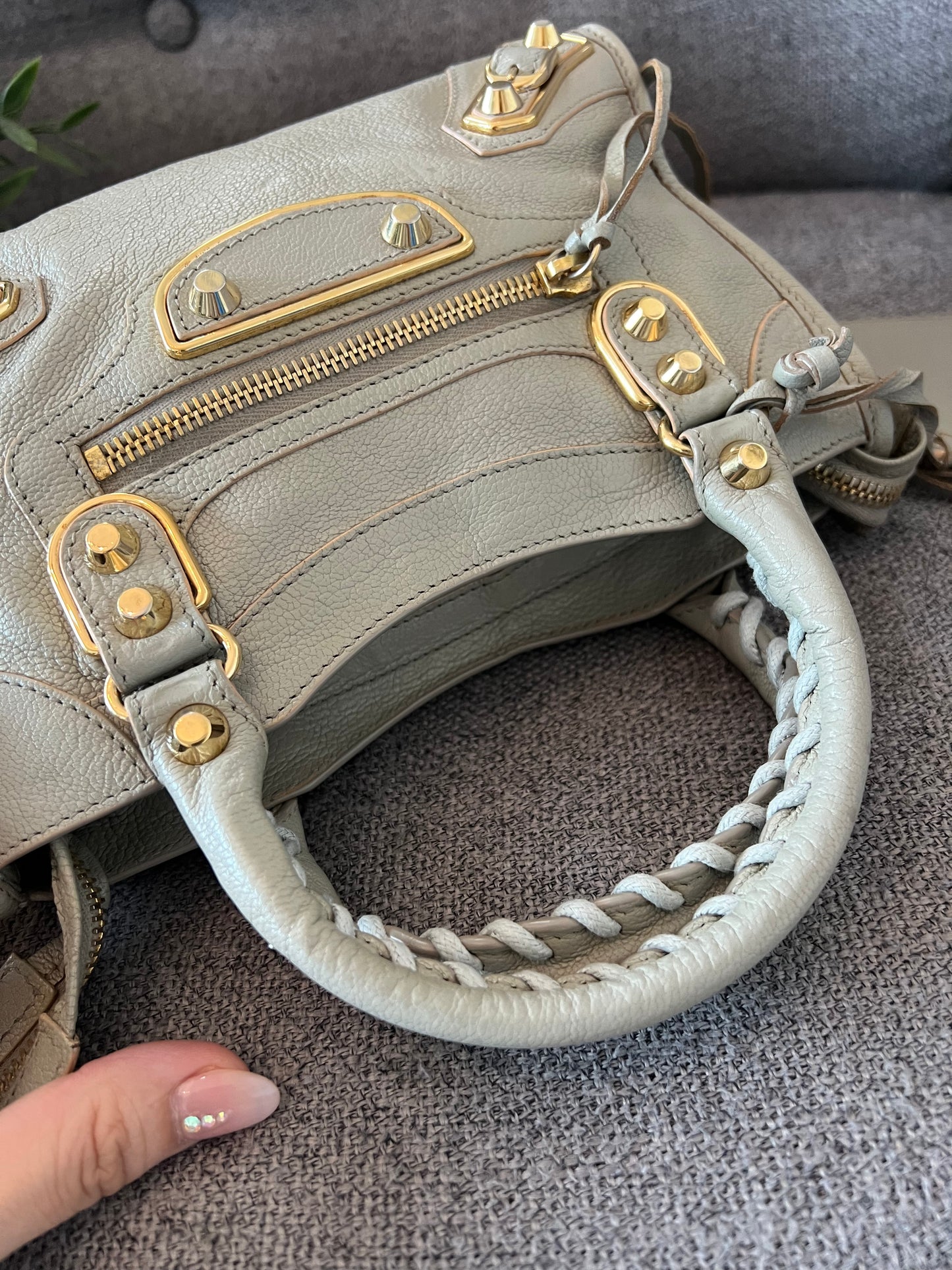 BALENCIAGA METALIC EDGE MINI