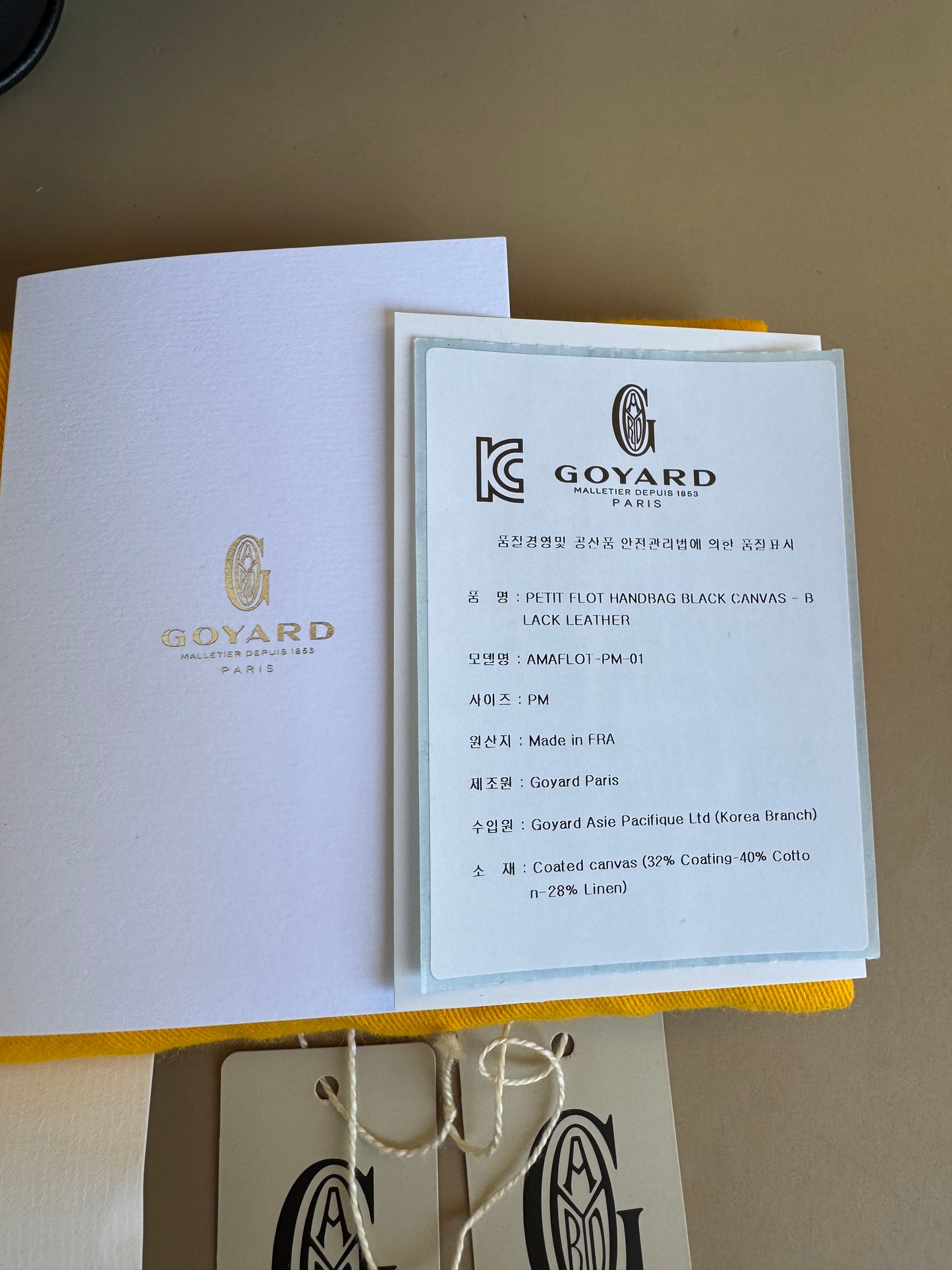 GOYARD PETITE FLOT