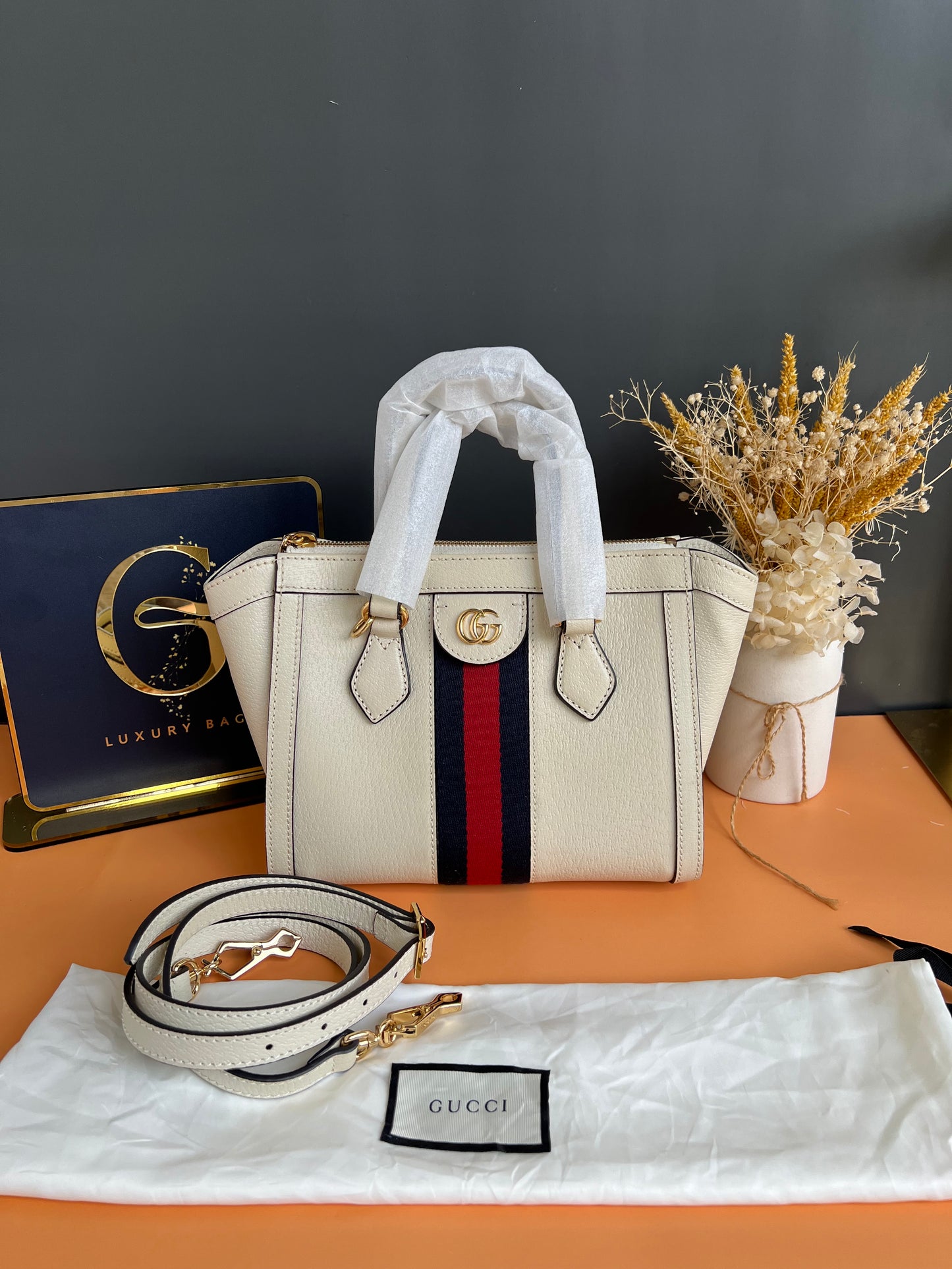 GUCCI OPHIDIA GG TOTE