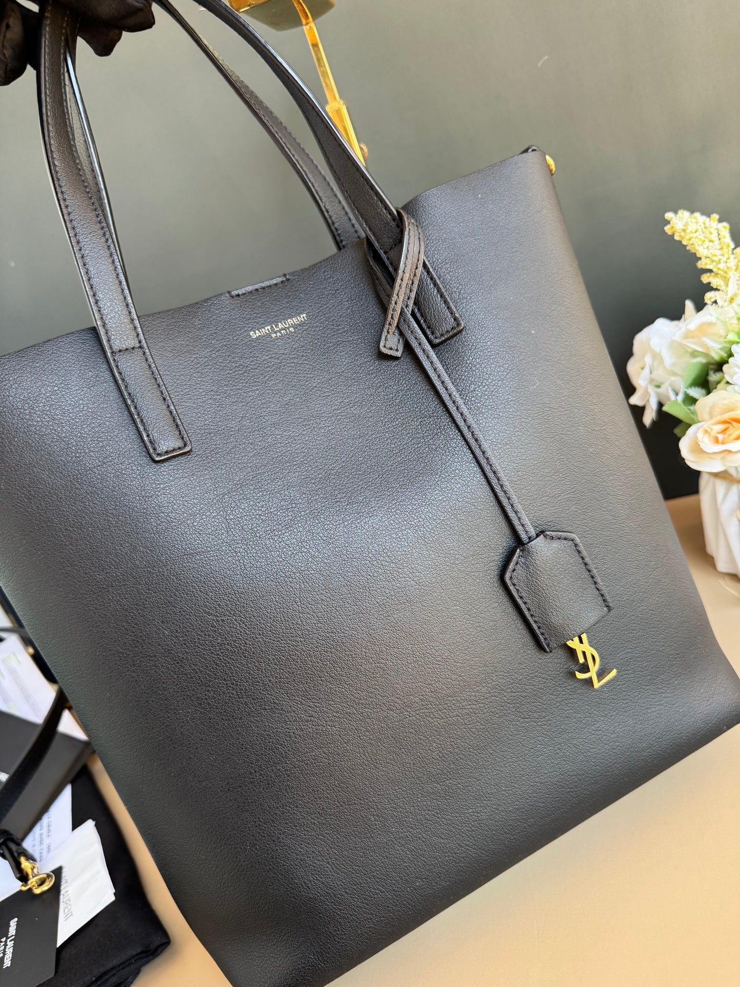 YSL VERTICAL TOTE