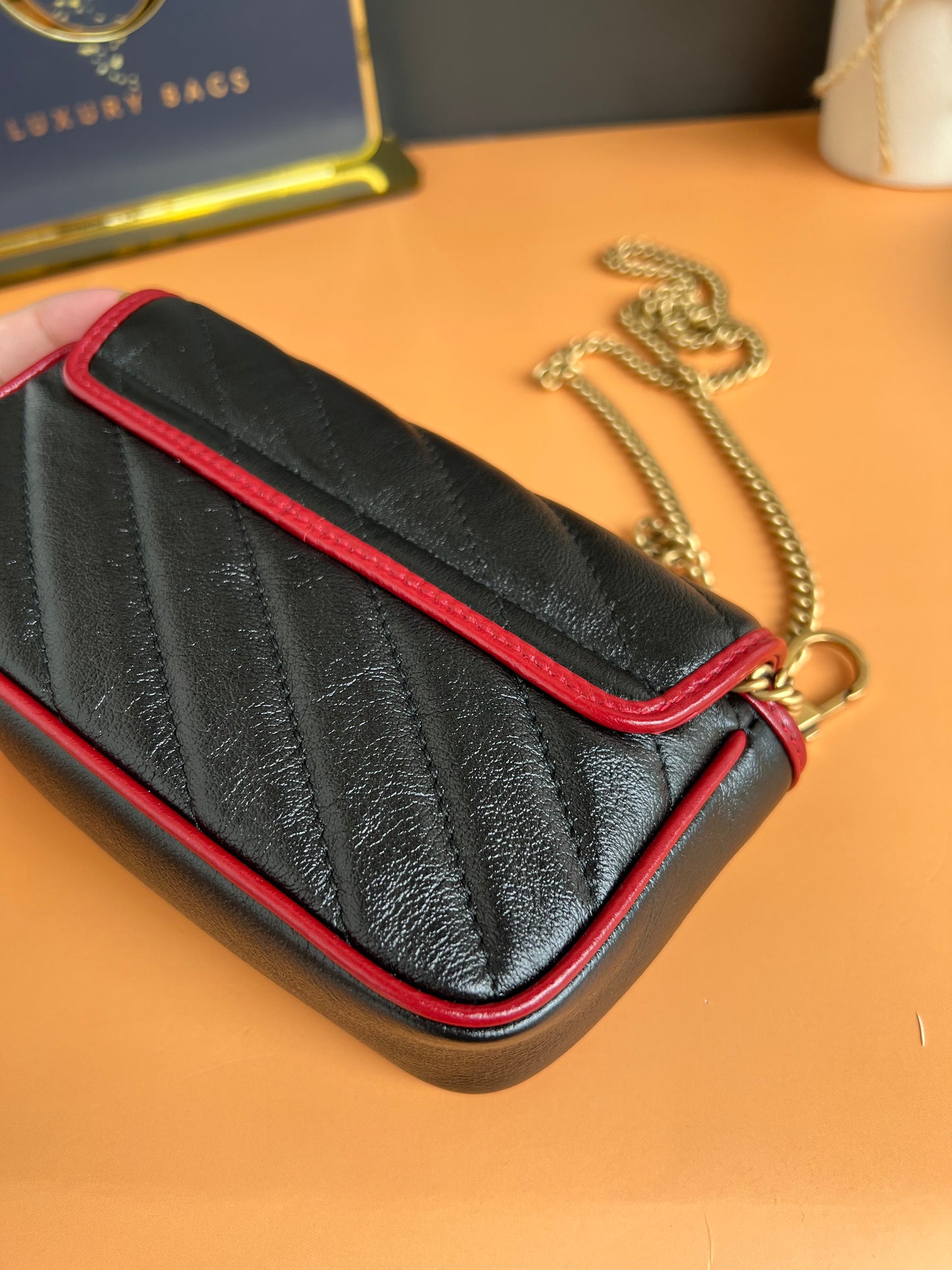 GUCCI MARMONT MINI FLAP