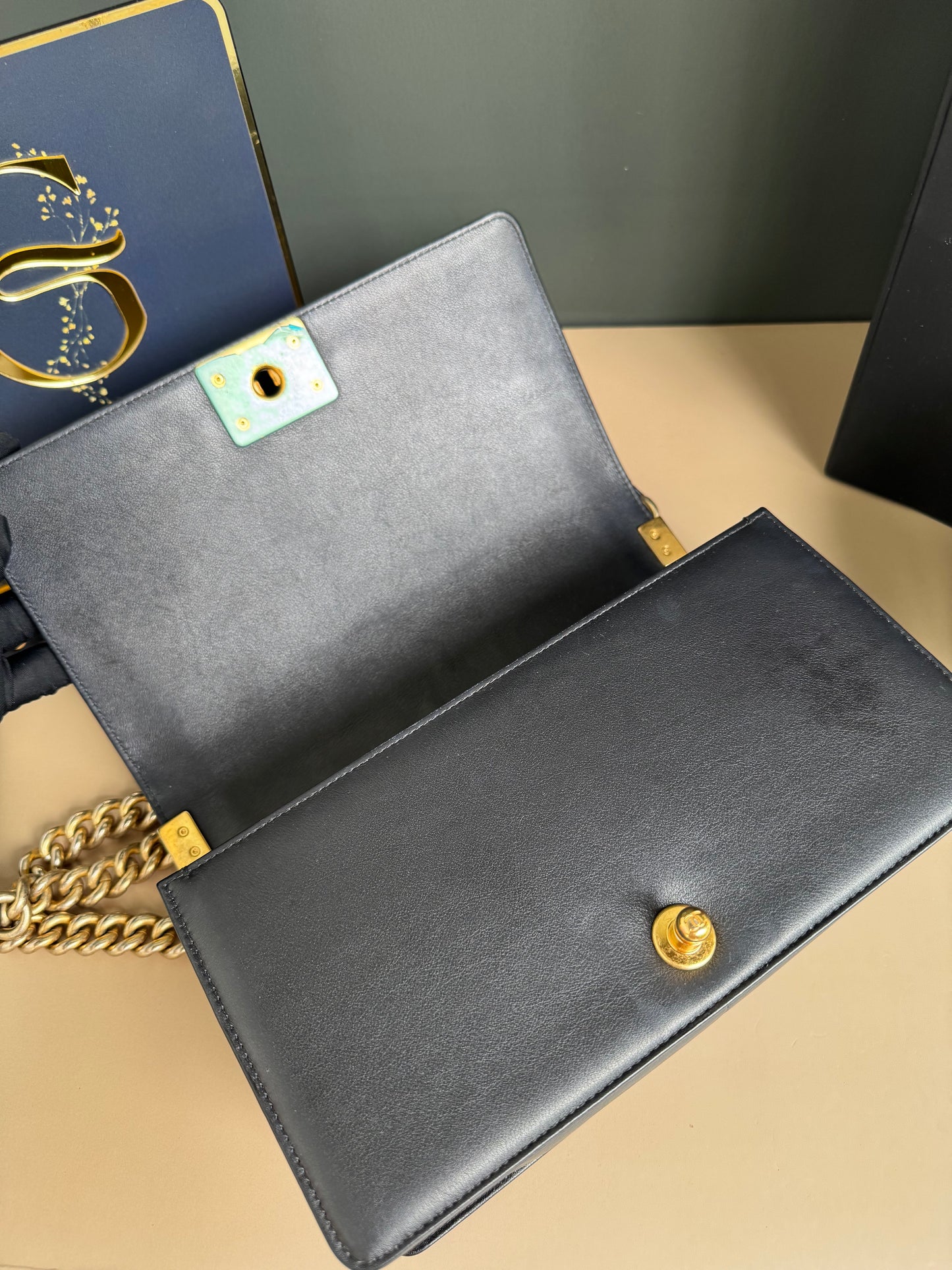 CHANEL LE BOY OLD MEDIUM LAMBSKIN