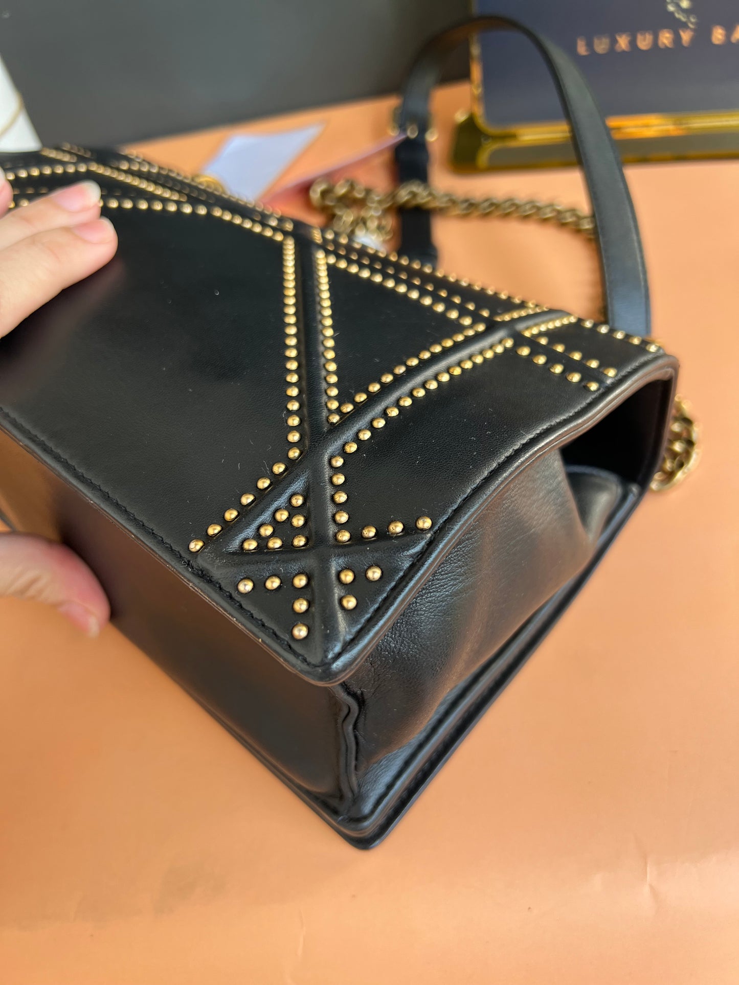 Dior Diorama Studded Flap