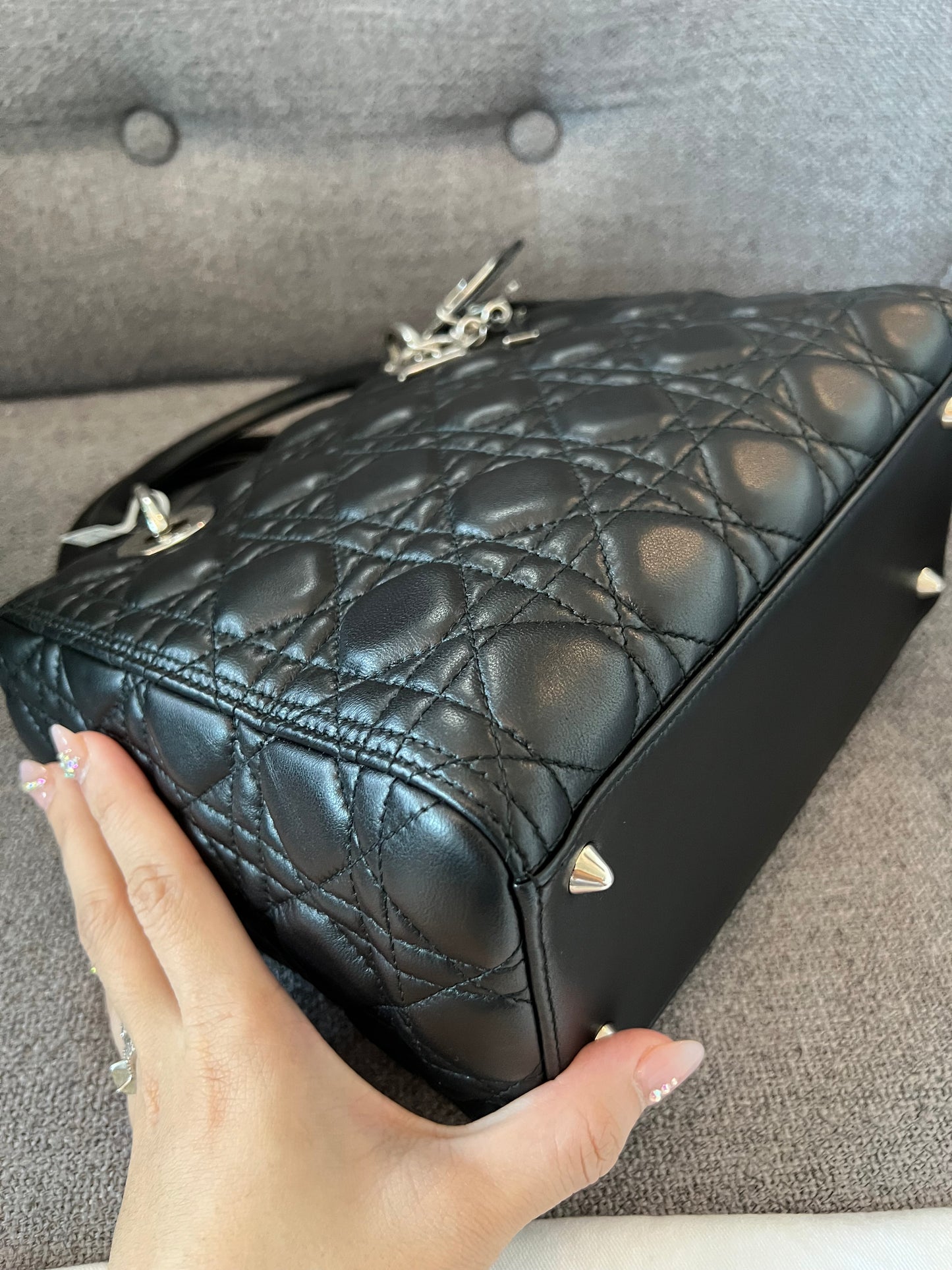 LADY DIOR MEDIUM BLACK