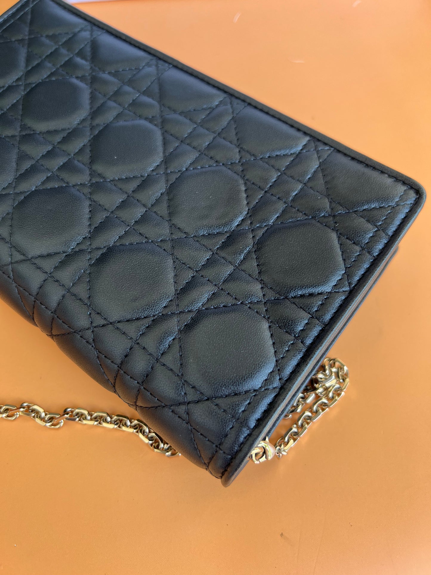 CHRISTIAN DIOR WALLET ON CHAIN