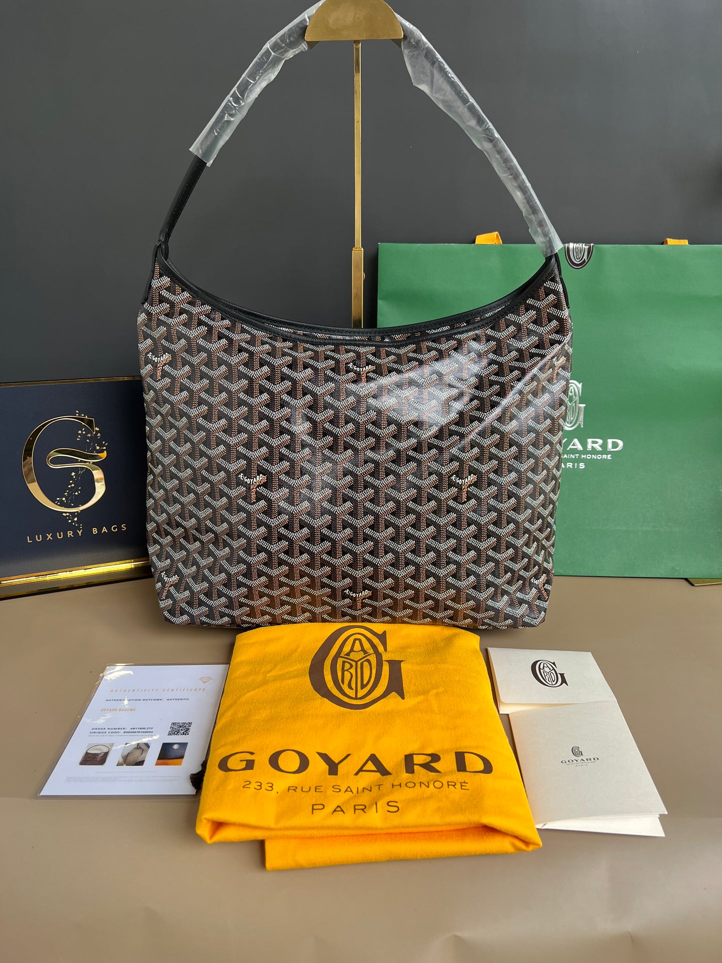 BRANDNEW GOYARD BOHEME HOBO