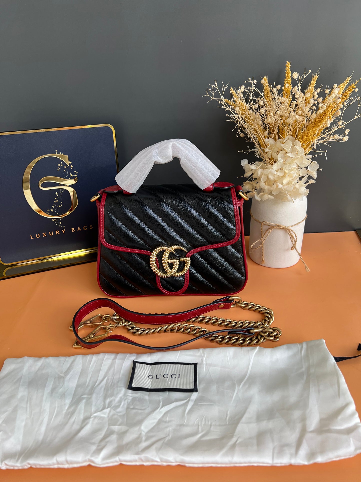 GUCCI MARMONT TOP HANDLE MINI