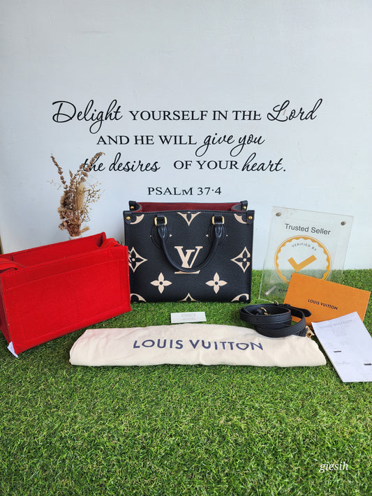 Louis Vuitton OTG PM bi color emperiente