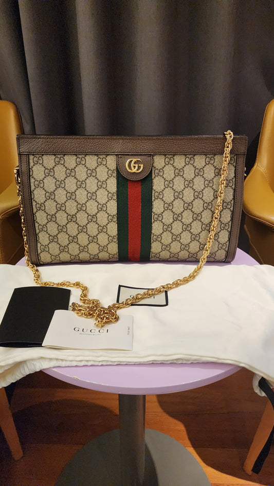 IN TRANSIT - GUCCI OPHIDIA GG SUPREME MEDIUM