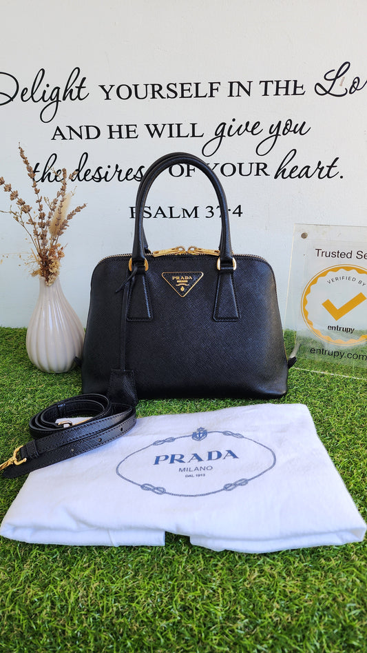 PRADA DOME SAFFIANO SMALL