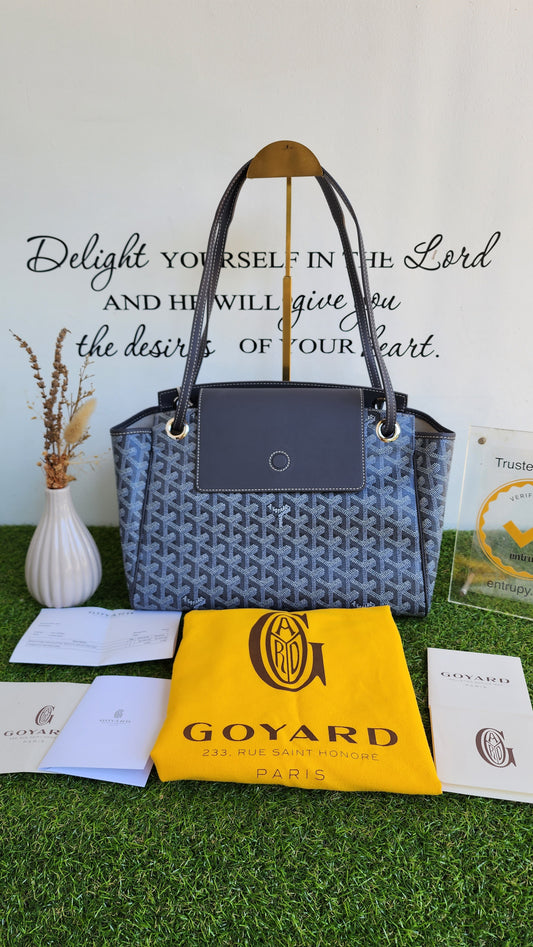 BRANDNEW GOYARD ROUETTE GRAY