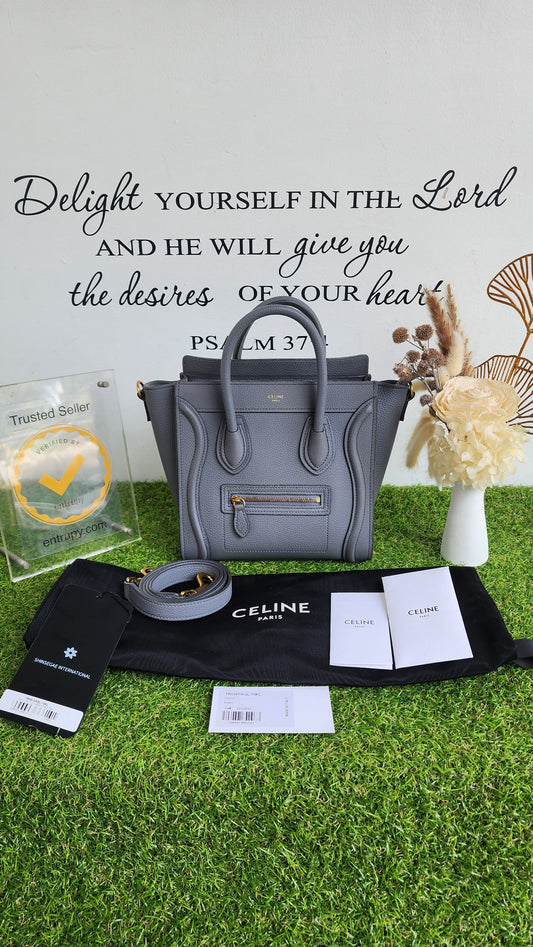 CELINE NANO LUGGAGE KOHL