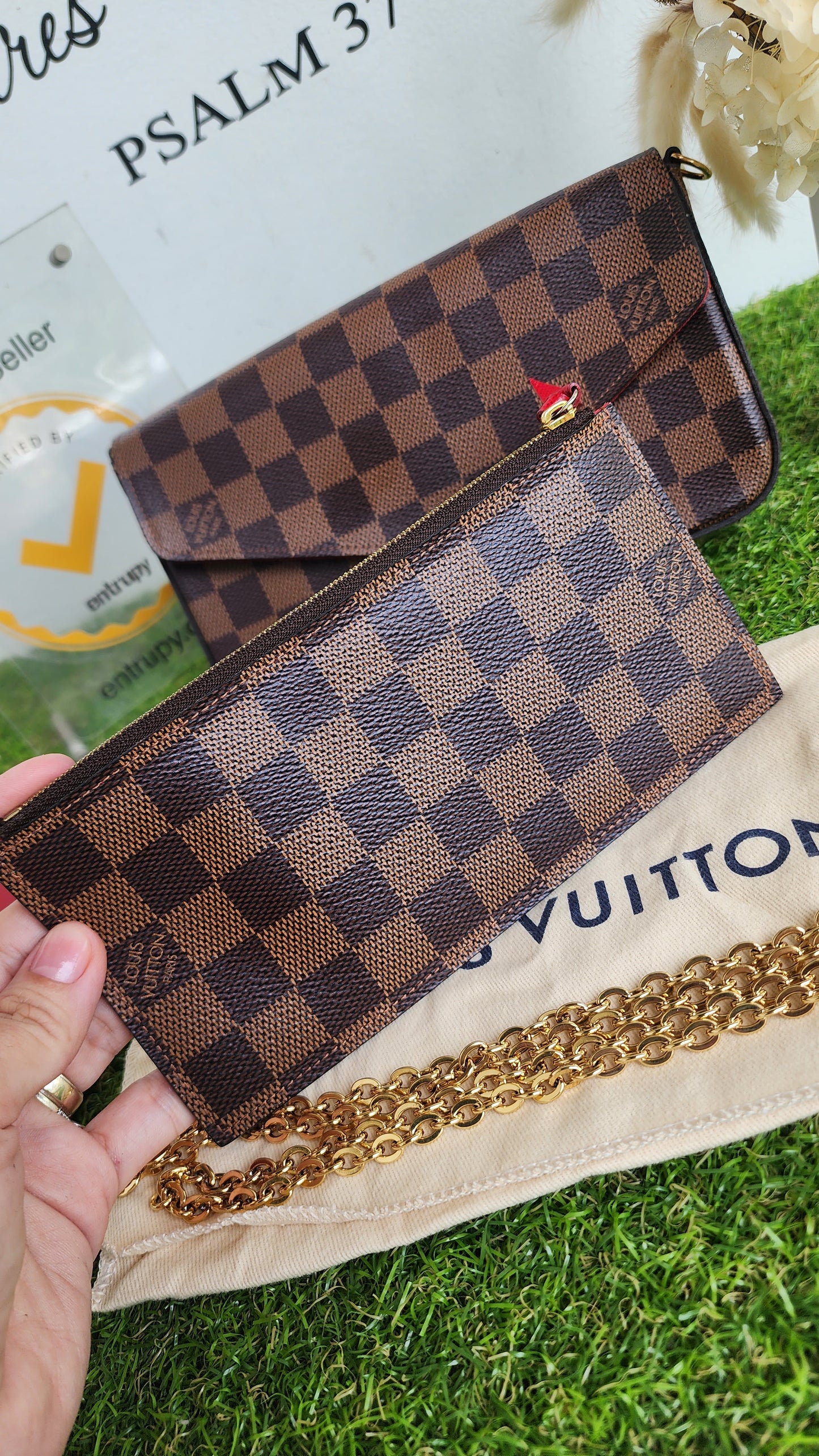 LOUIS VUITTON FELICIE EBENE