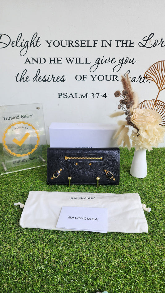 BALENCIAGA LONG FLAP WALLET