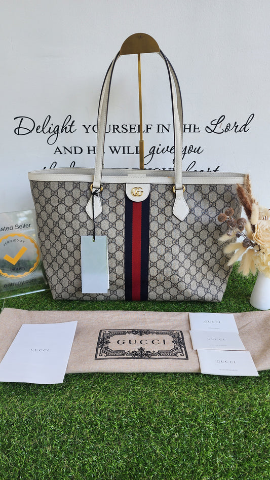 GUCCI OPHIDIA MEDIUM TOTE