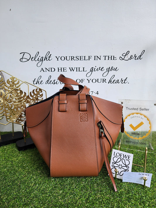 LOEWE HAMMOCK SMALL TAN