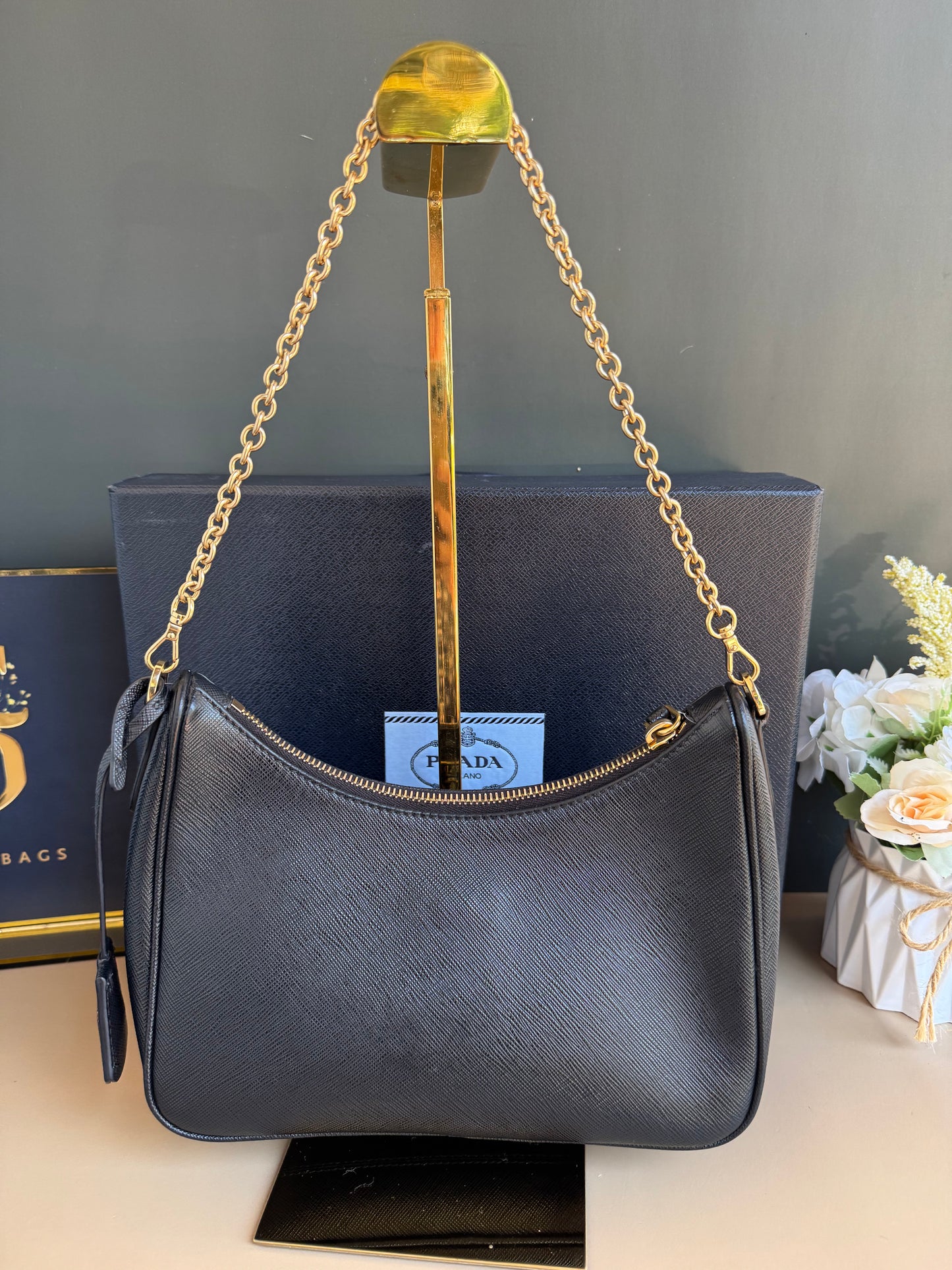 PRADA MULTI POCHETTE SAFFIANO