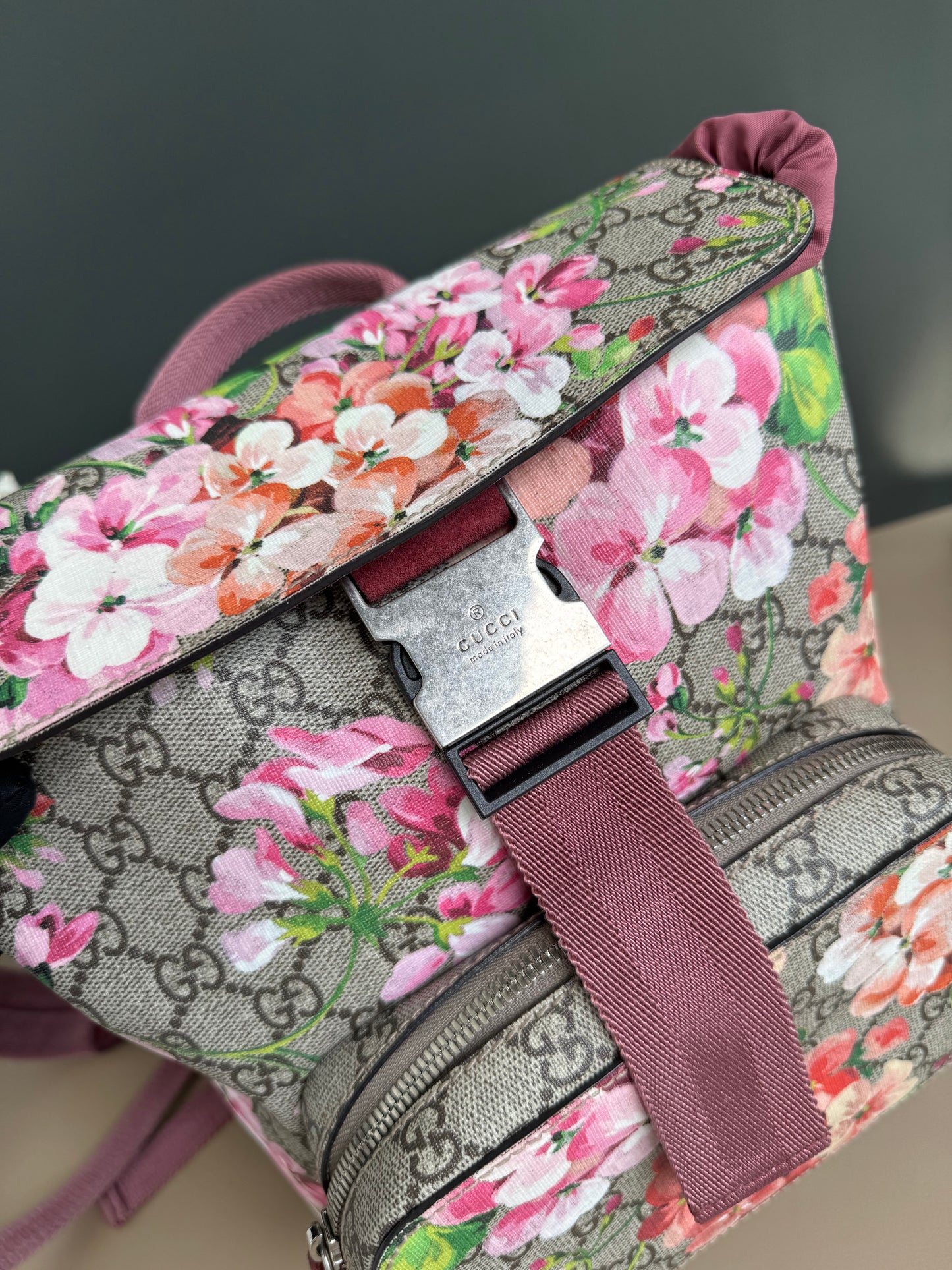GUCCI FLORAL BACKPACK
