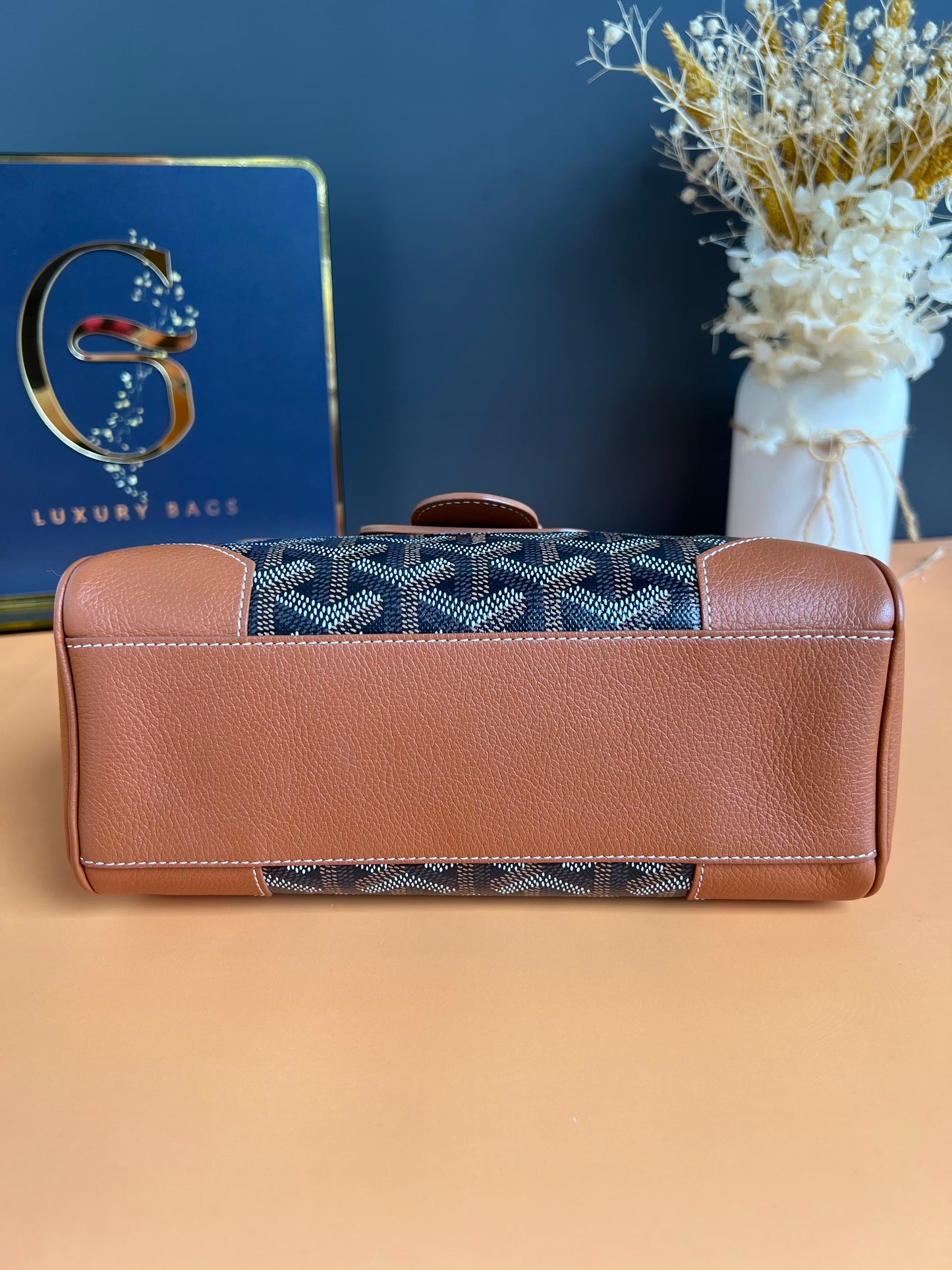 GOYARD MINI SAIGON BLACK/TAN