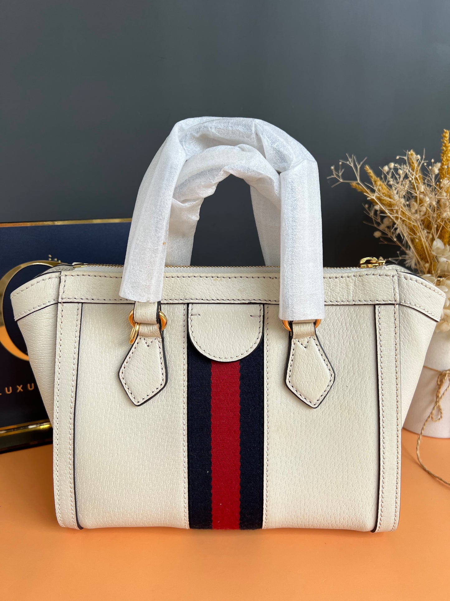 GUCCI OPHIDIA GG TOTE