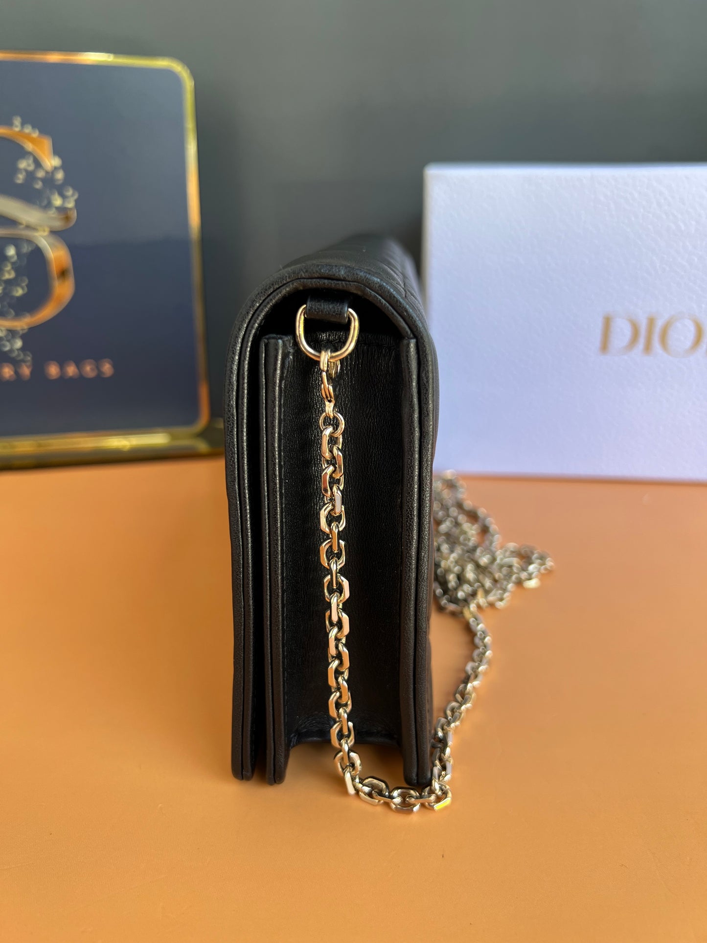 CHRISTIAN DIOR WALLET ON CHAIN