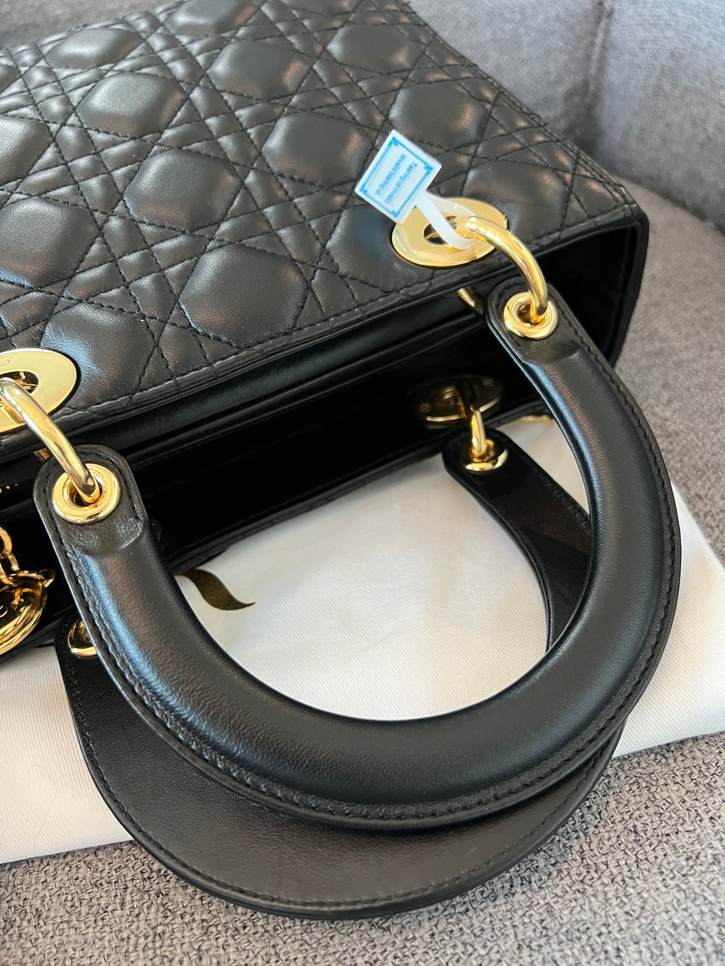 LADY DIOR MEDIUM BLACK