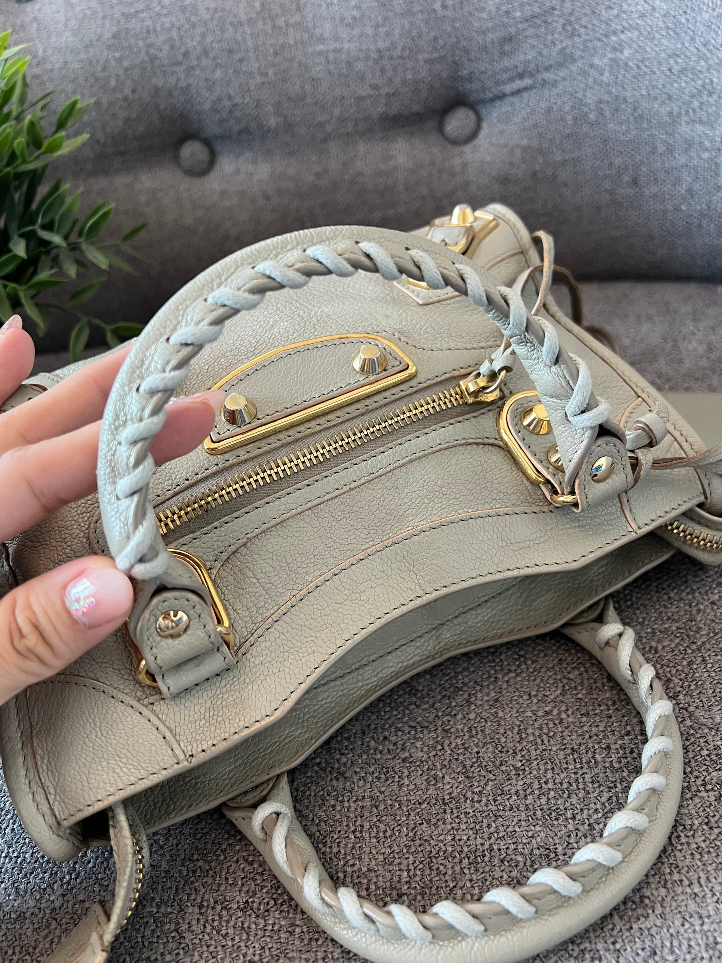 BALENCIAGA METALIC EDGE MINI