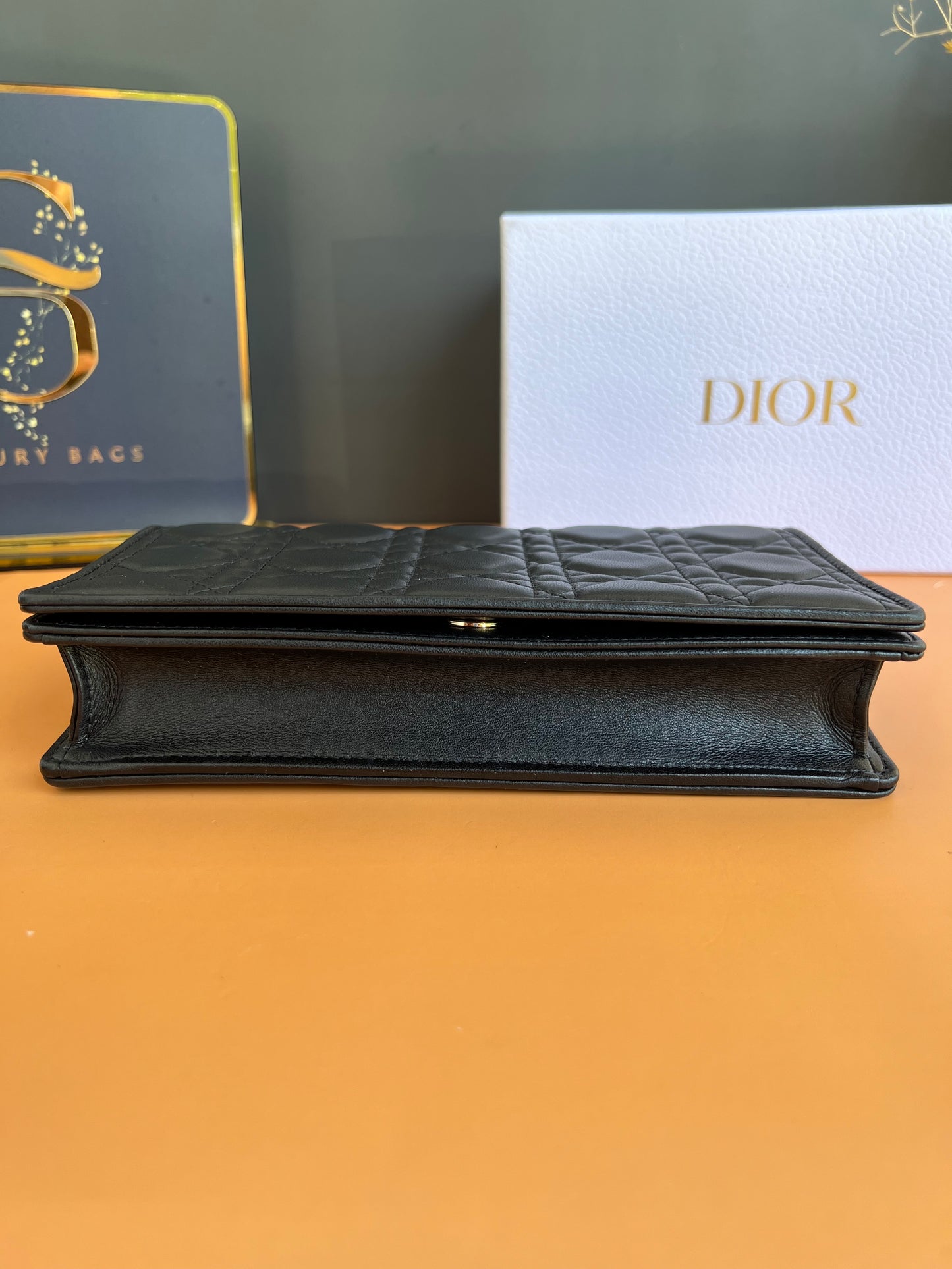 CHRISTIAN DIOR WALLET ON CHAIN