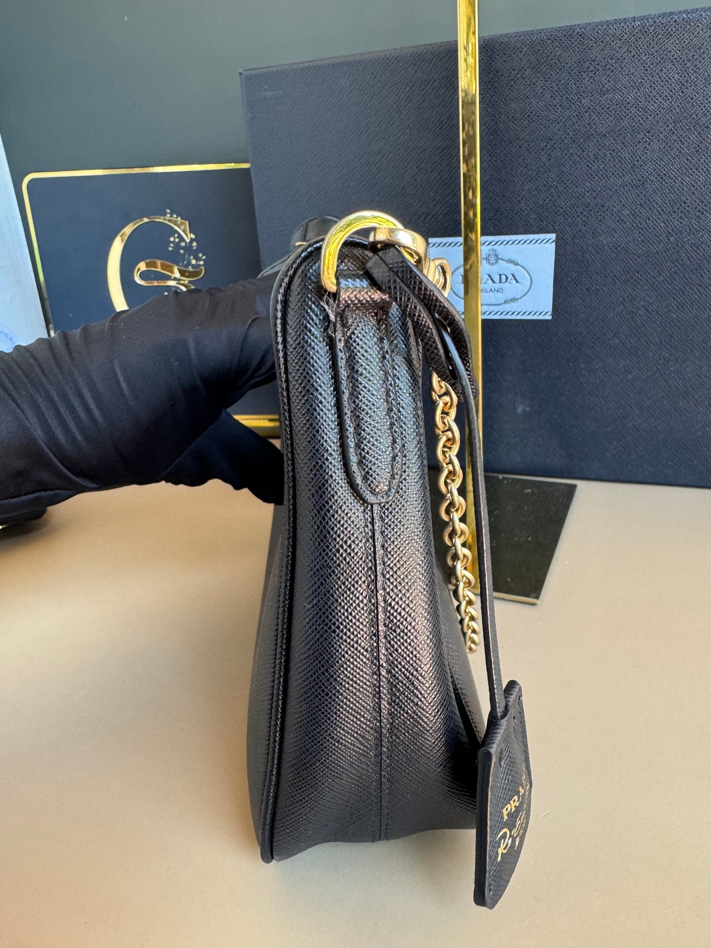 PRADA MULTI POCHETTE SAFFIANO