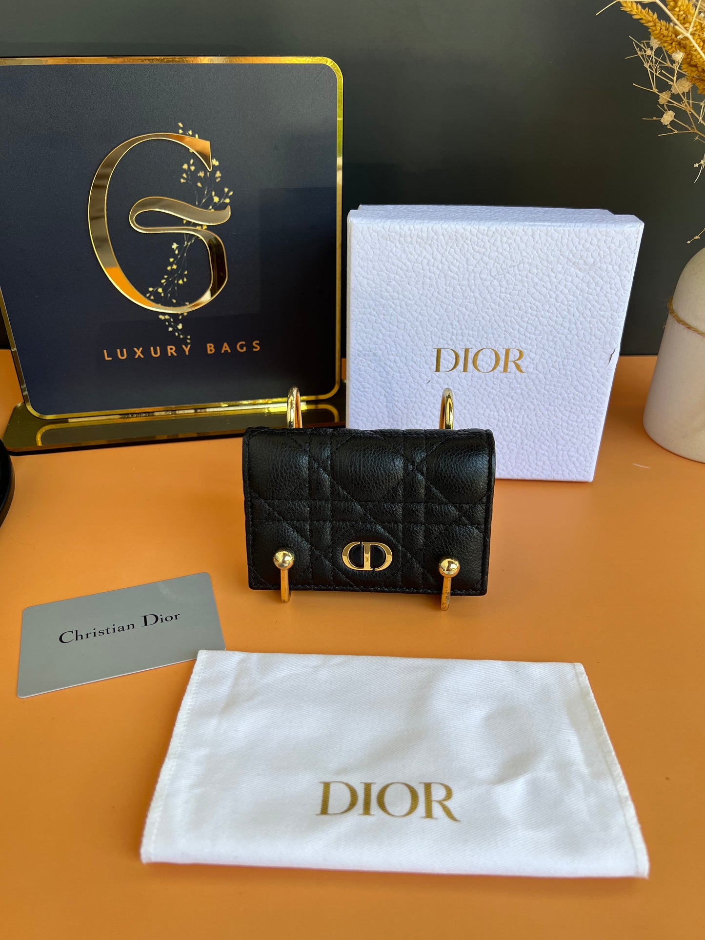 CHRISTIAN DIOR COMPACT WALLET