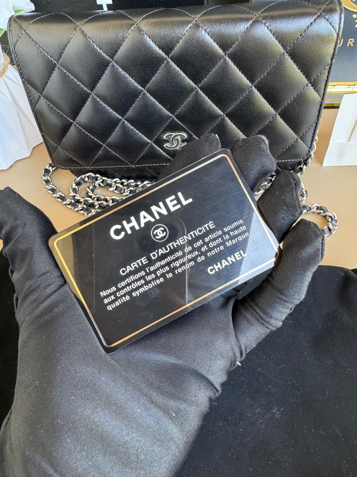 CHANEL WALLET ON CHAIN