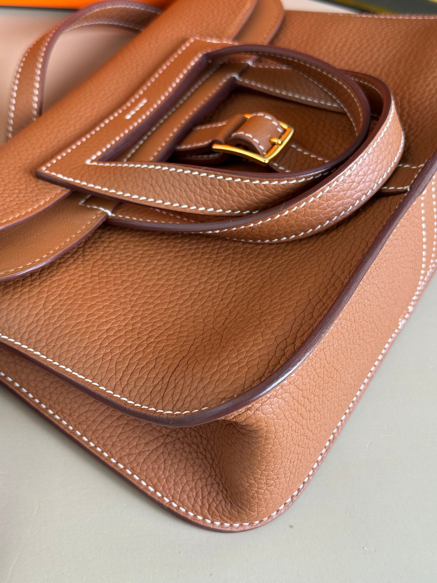 HERMES HALZAN 25 GOLD ON GHW