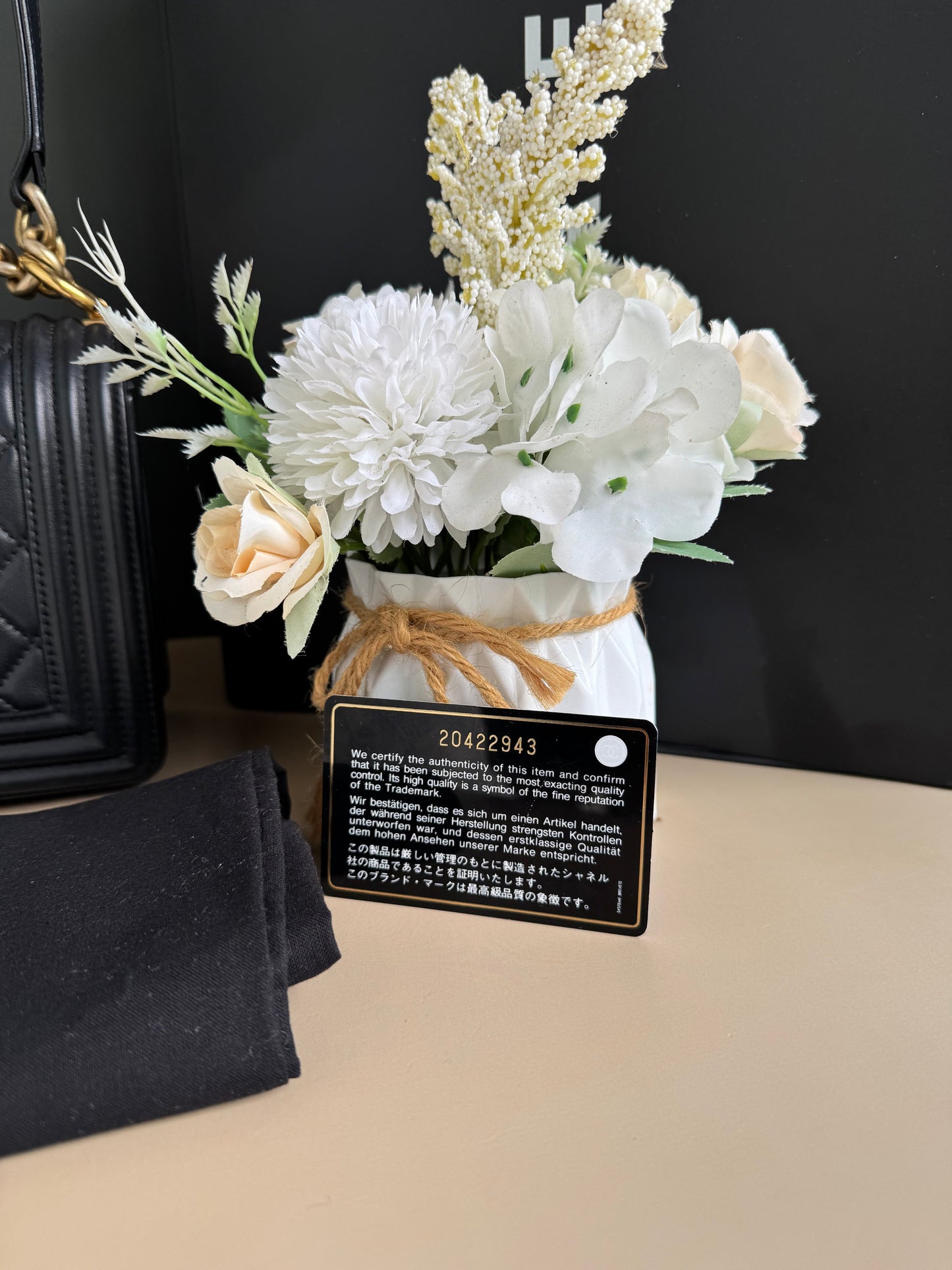 CHANEL LE BOY OLD MEDIUM LAMBSKIN