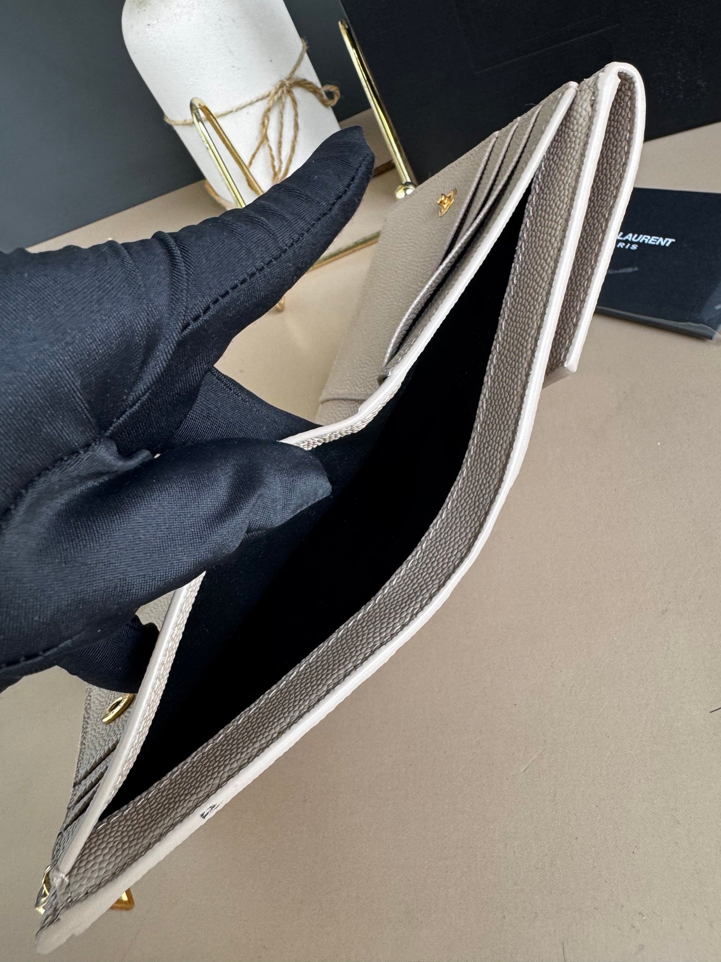 YSL BI FOLD WALLET