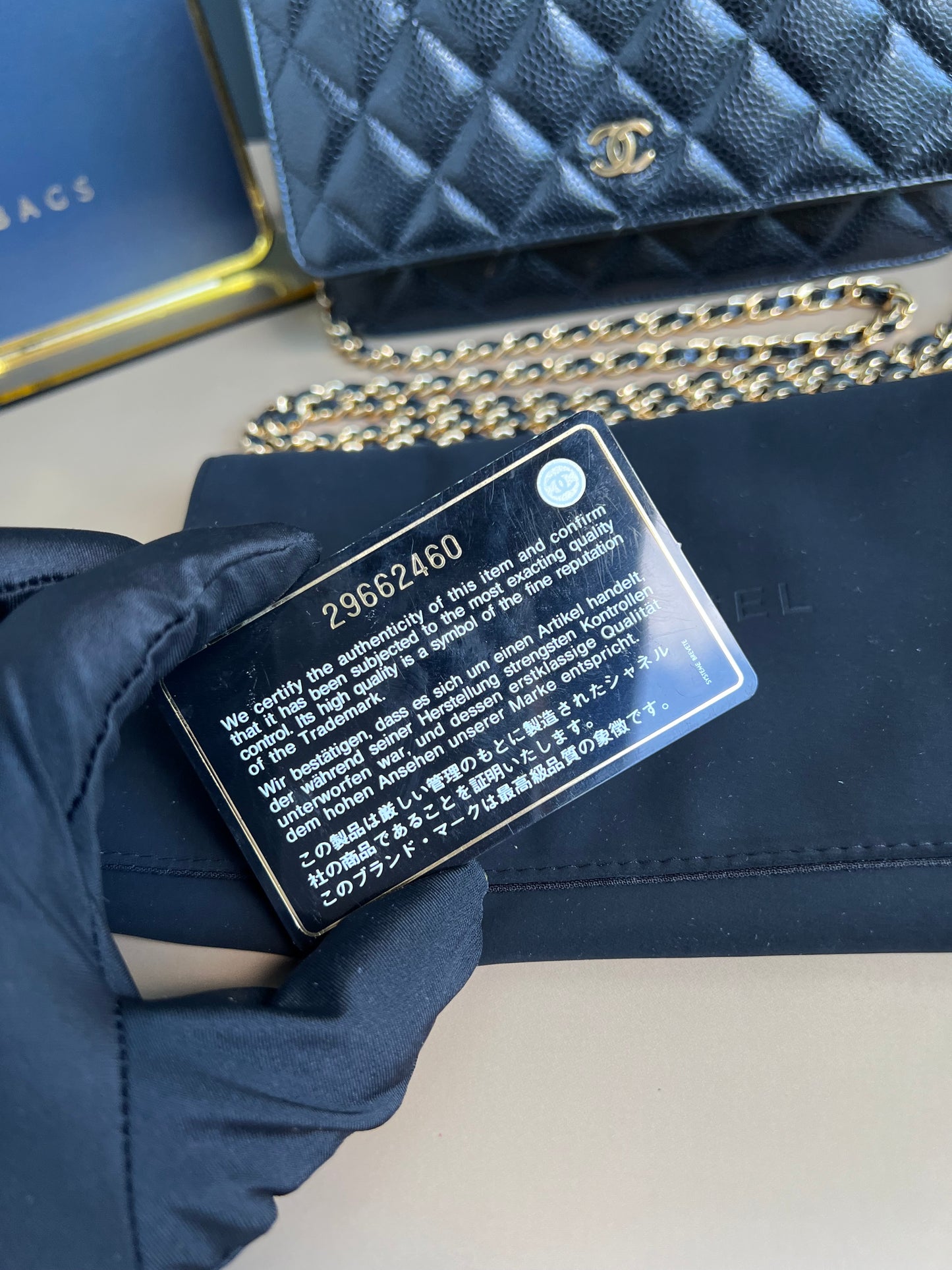 CHANEL WALLET ON CHAIN