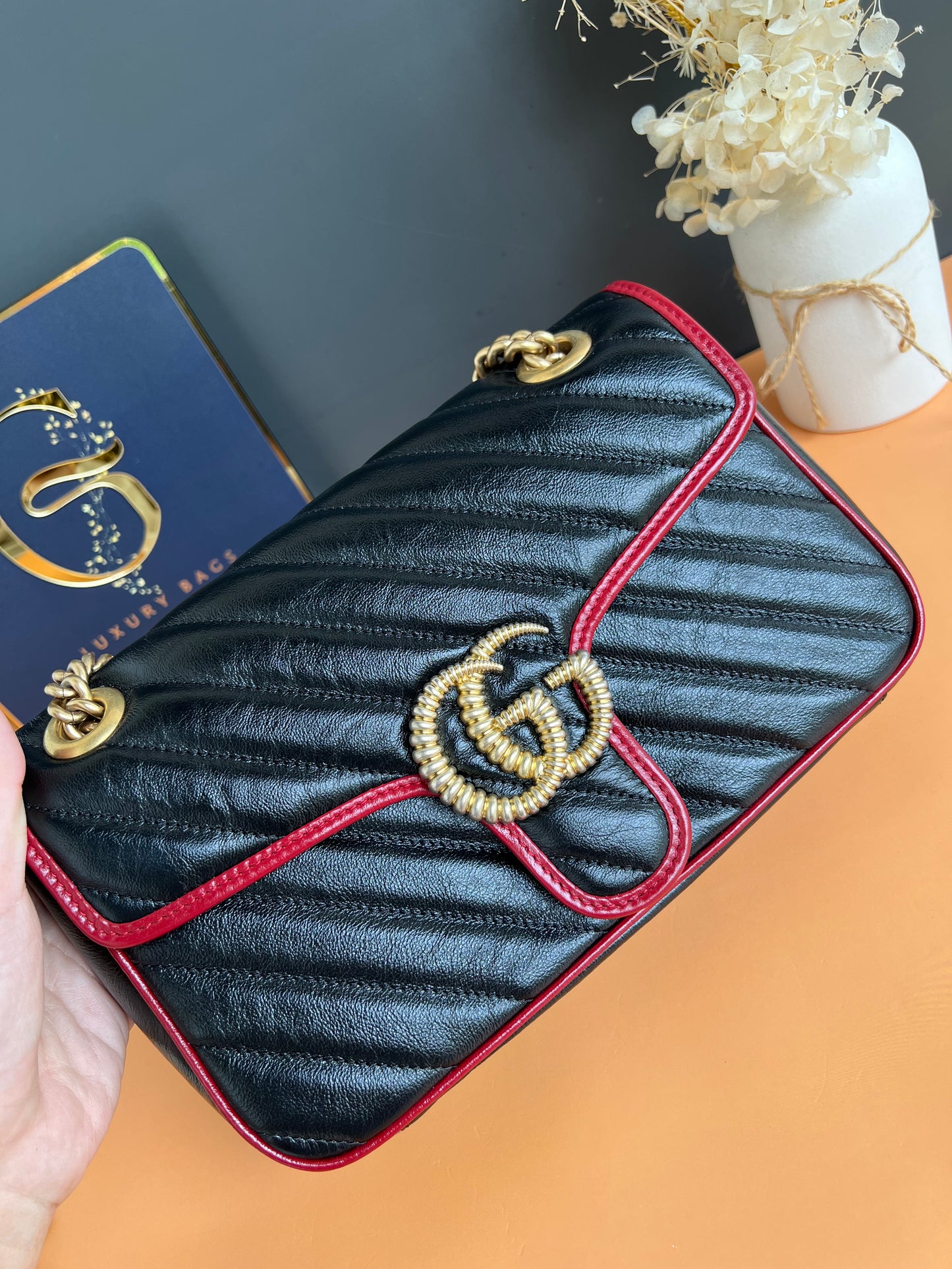 GUCCI MARMONT FLAP SMALL