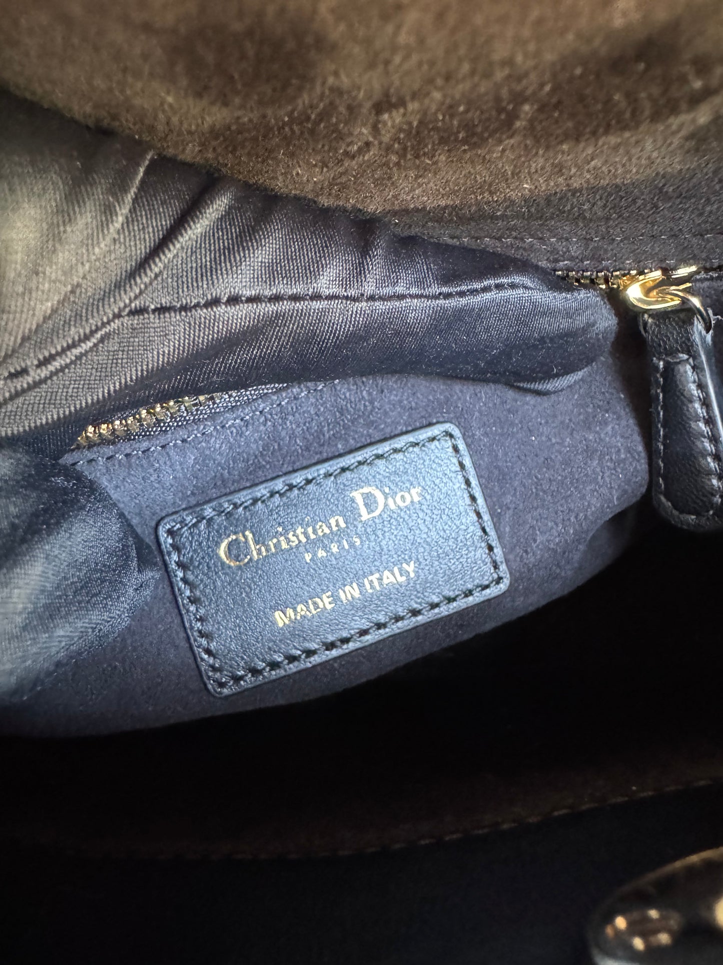 LADY DIOR SMALL LAMBSKIN GHW