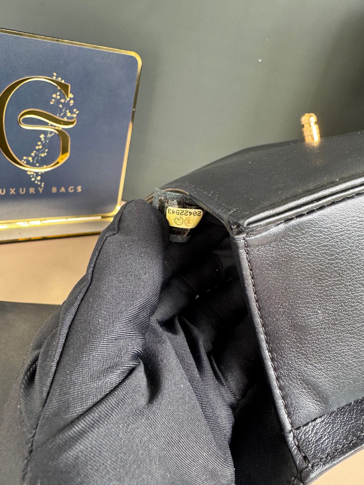 CHANEL LE BOY OLD MEDIUM LAMBSKIN